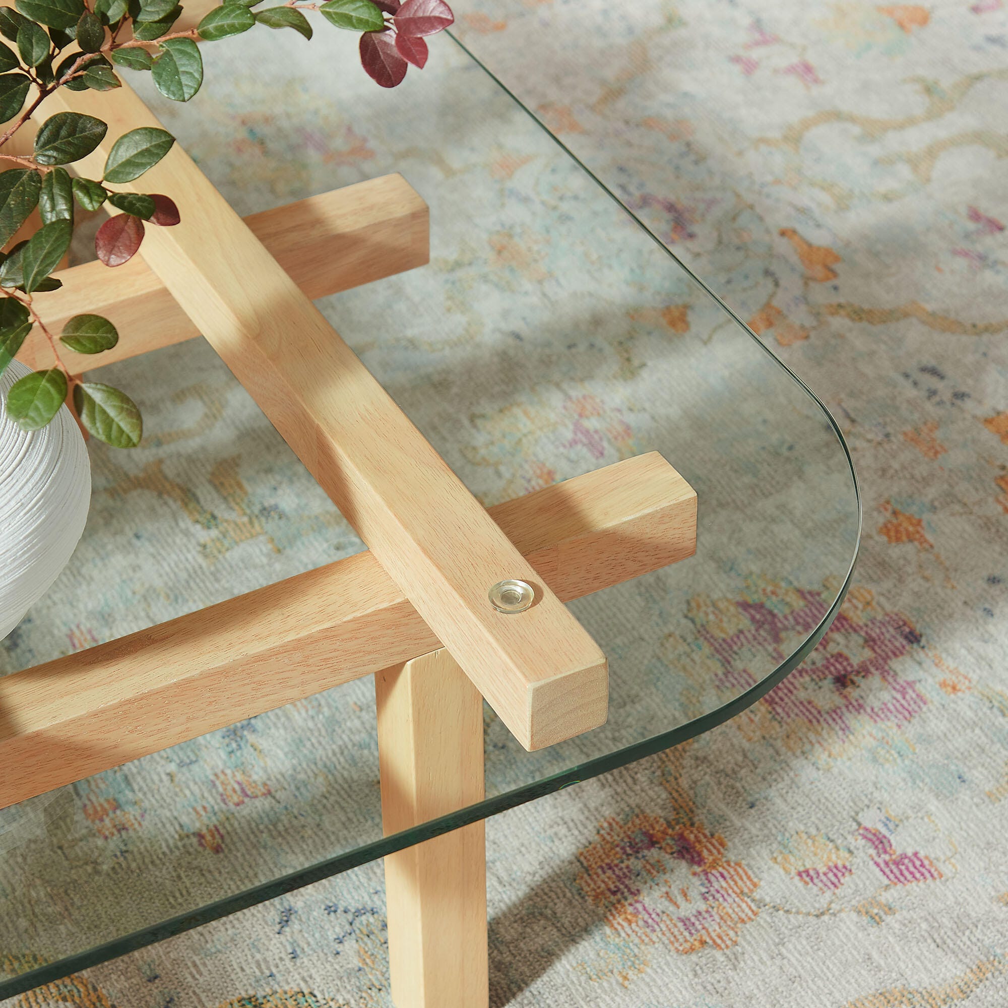 Modway Isby Coffee Table, Oak, large