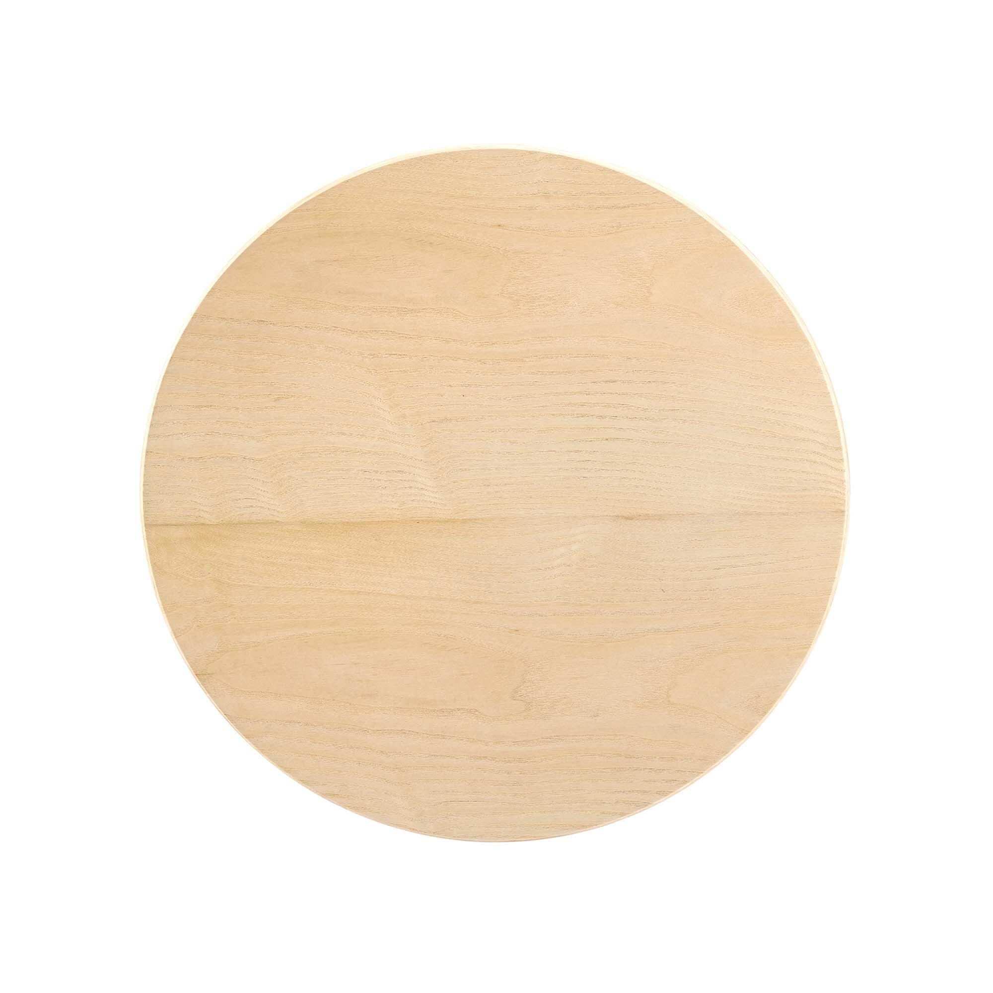 Modway Lippa Side Table, White/Natural, large