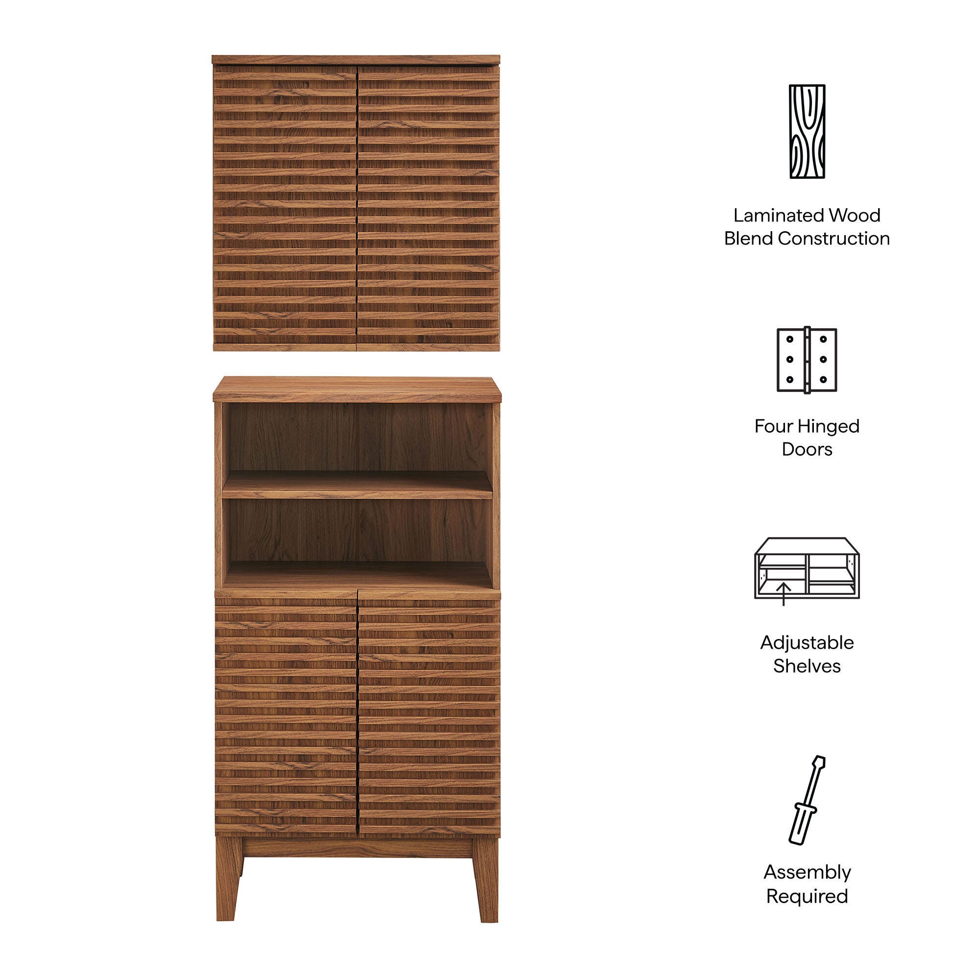 Modway Render Storage Cabinet Set, , large