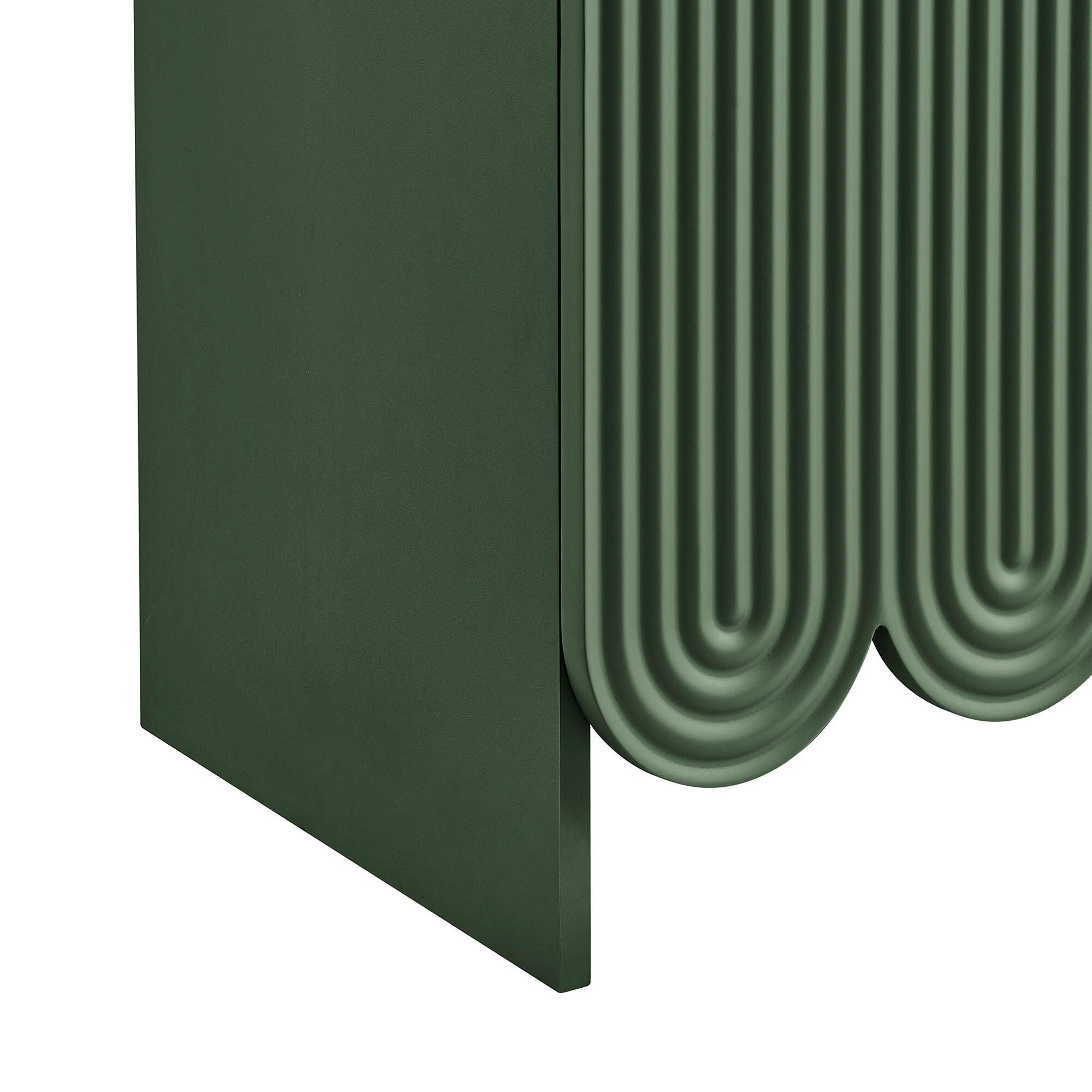 Modway Dahlia 78" Accent Cabinet, Hunter Green, large