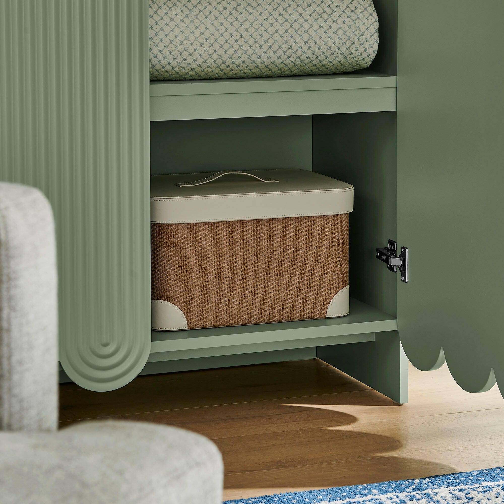Modway Dahlia 78" Accent Cabinet, Sage, large