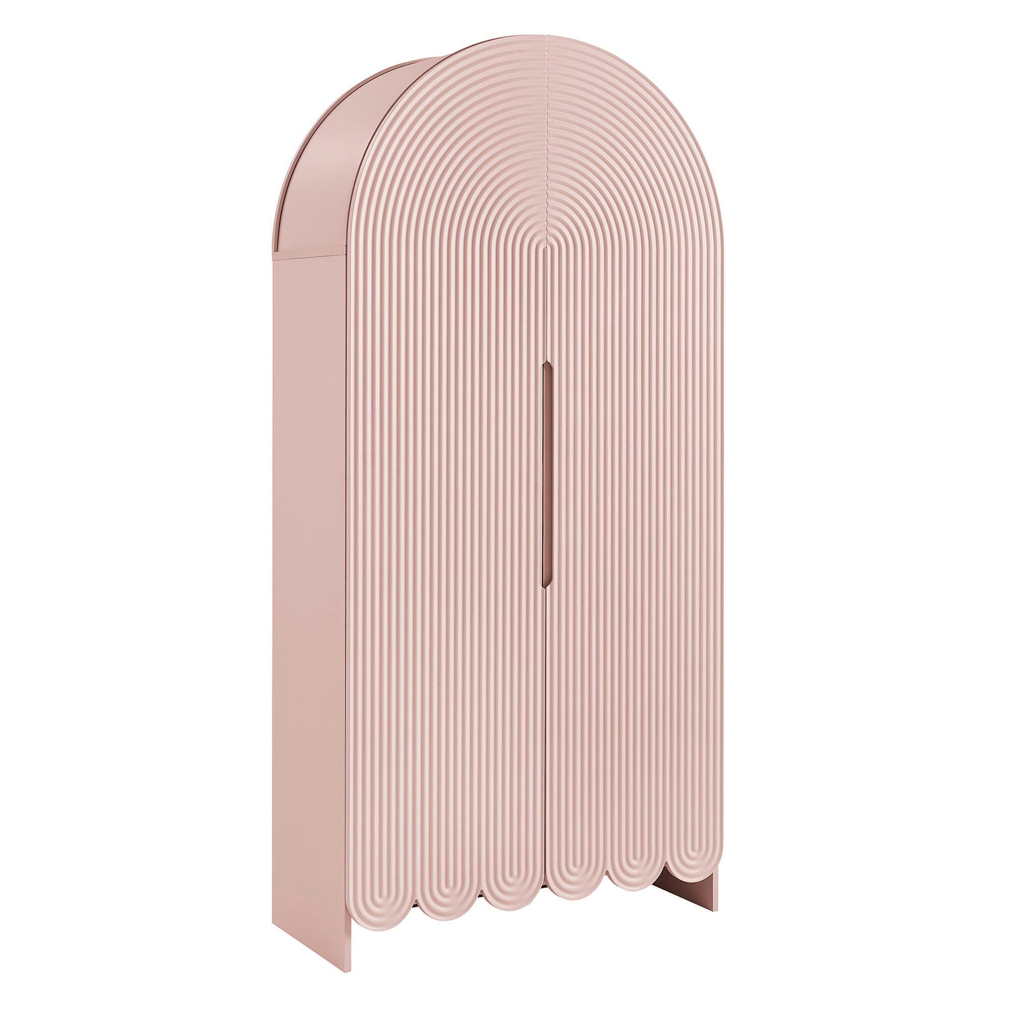 Modway Dahlia 78" Accent Cabinet, Soft Pink, large