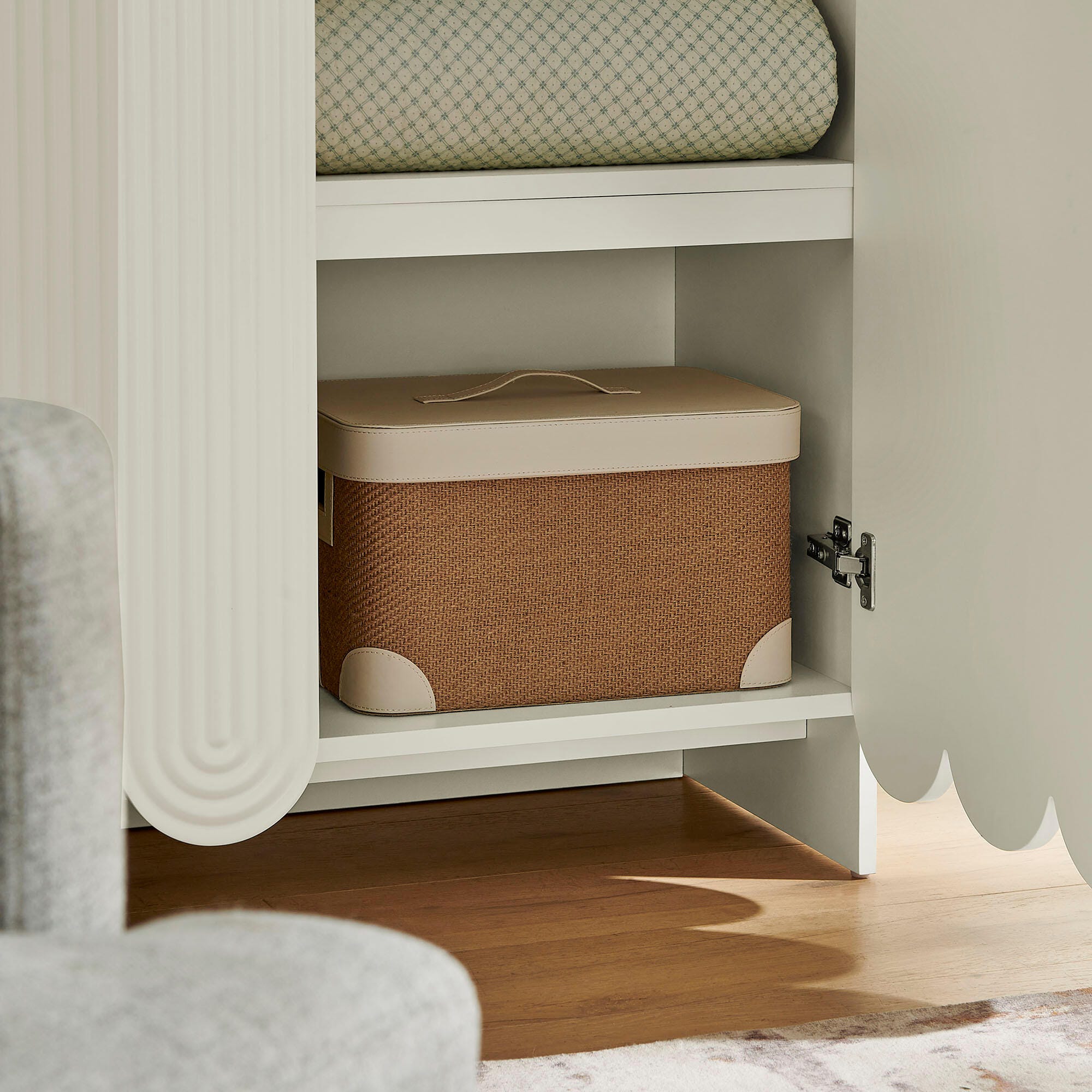 Modway Dahlia 78" Accent Cabinet, White, large