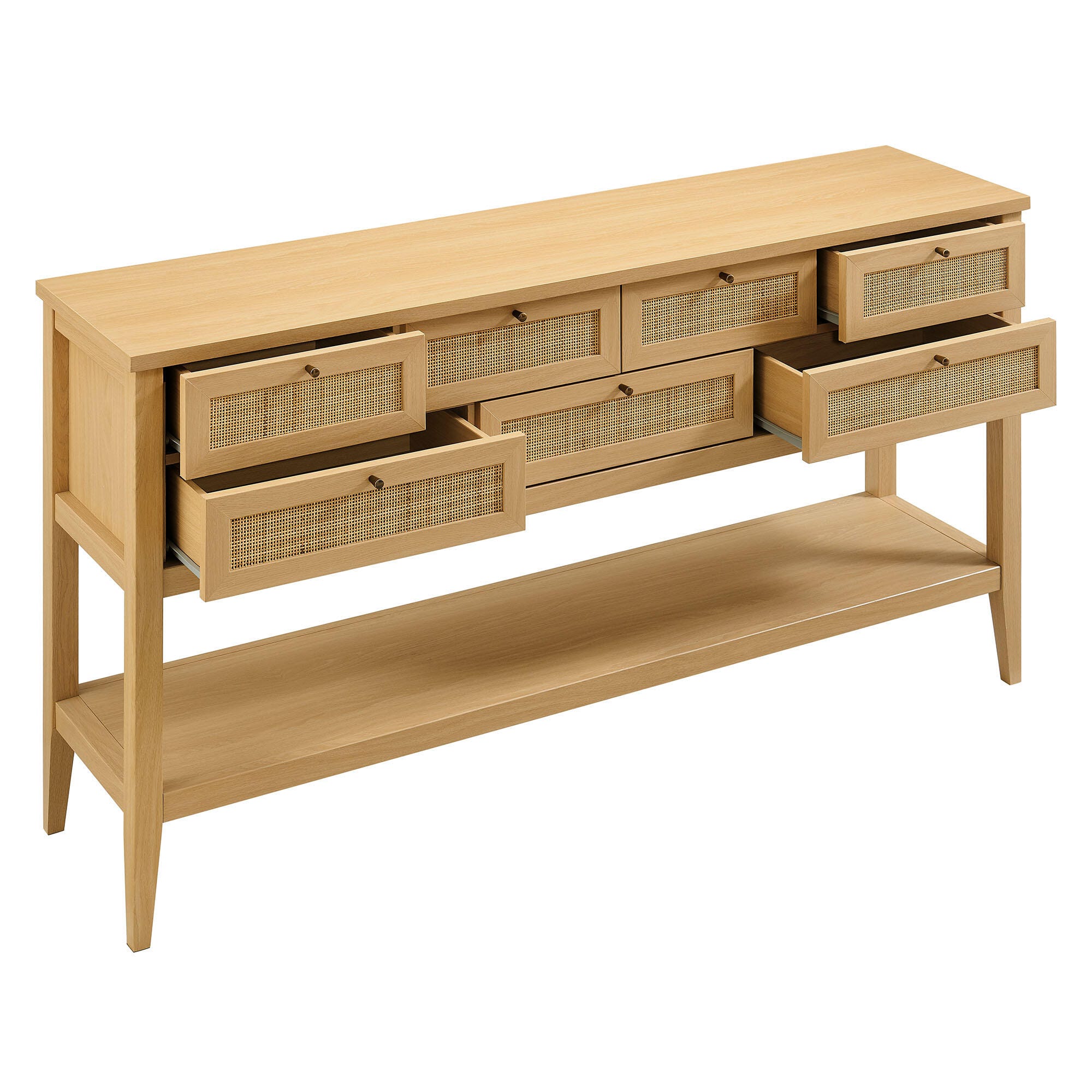 Modway Soma Console Table, Oak, large
