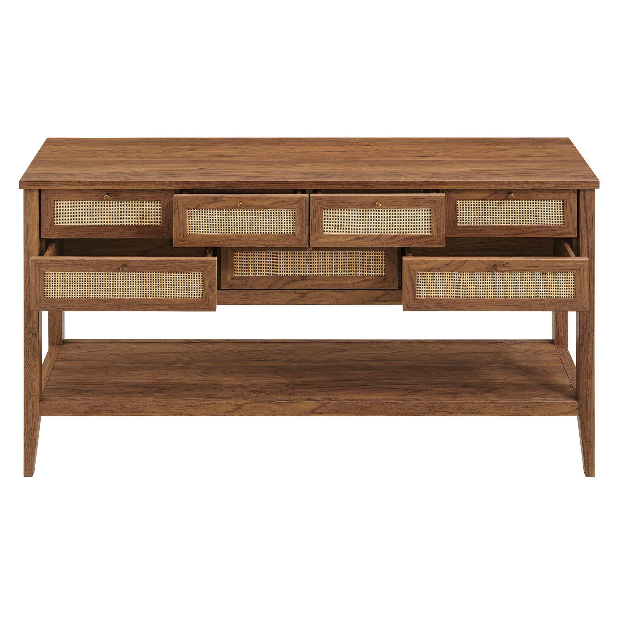 Modway Soma Console Table, Walnut, large
