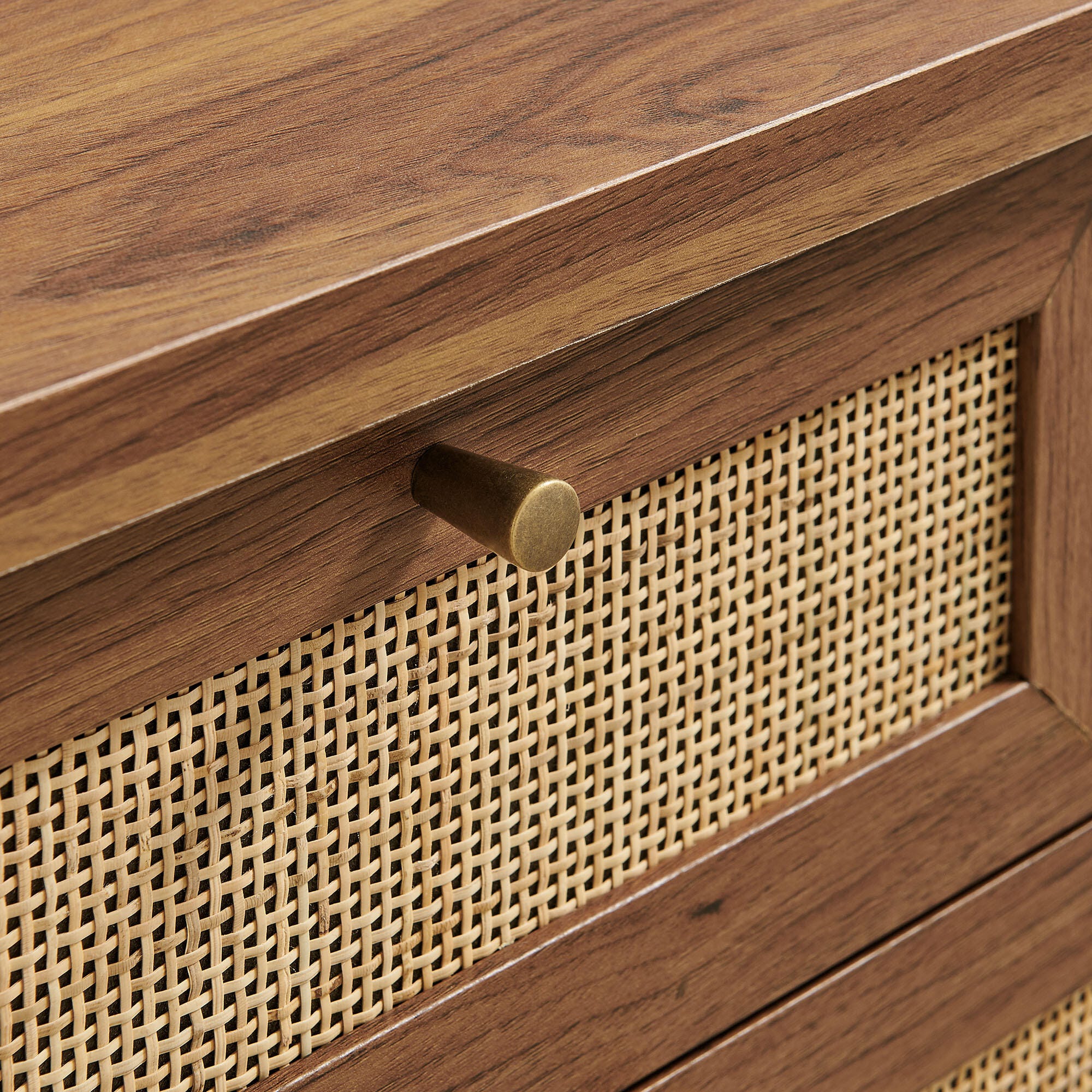 Modway Soma Console Table, Walnut, large
