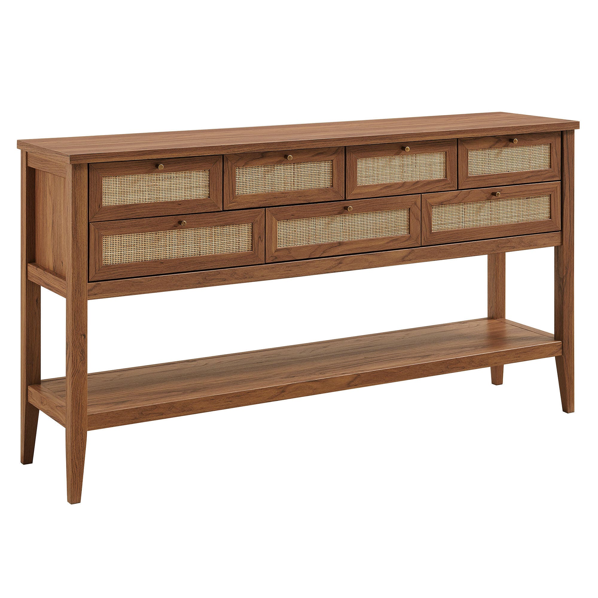 Modway Soma Console Table, Walnut, large