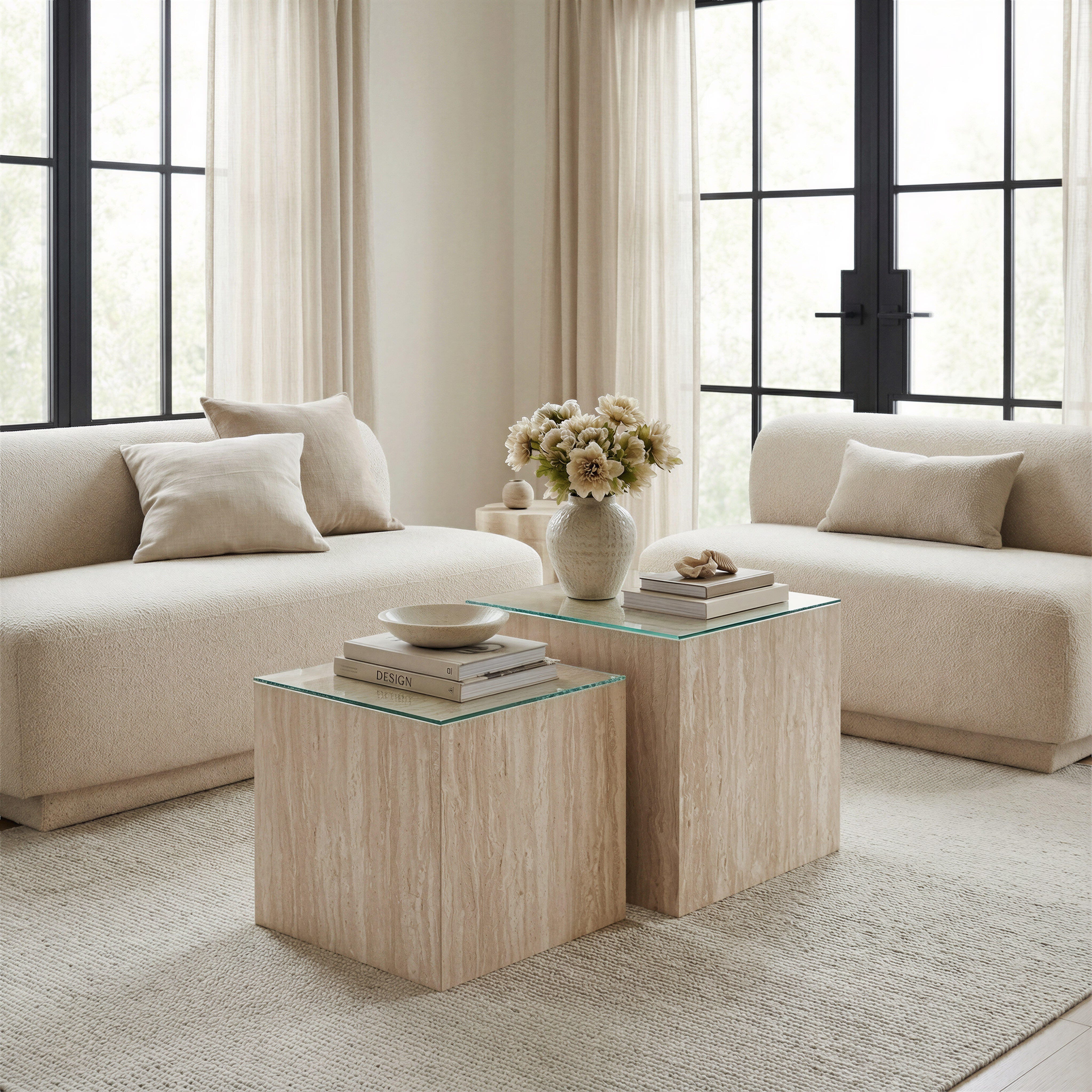 Erika Home Cambro Nesting Coffee Table, , large