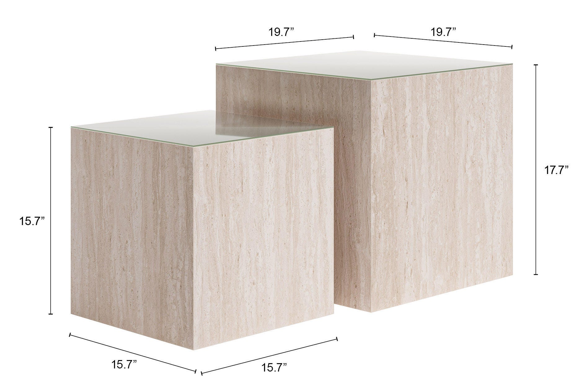 Erika Home Cambro Nesting Coffee Table, , large