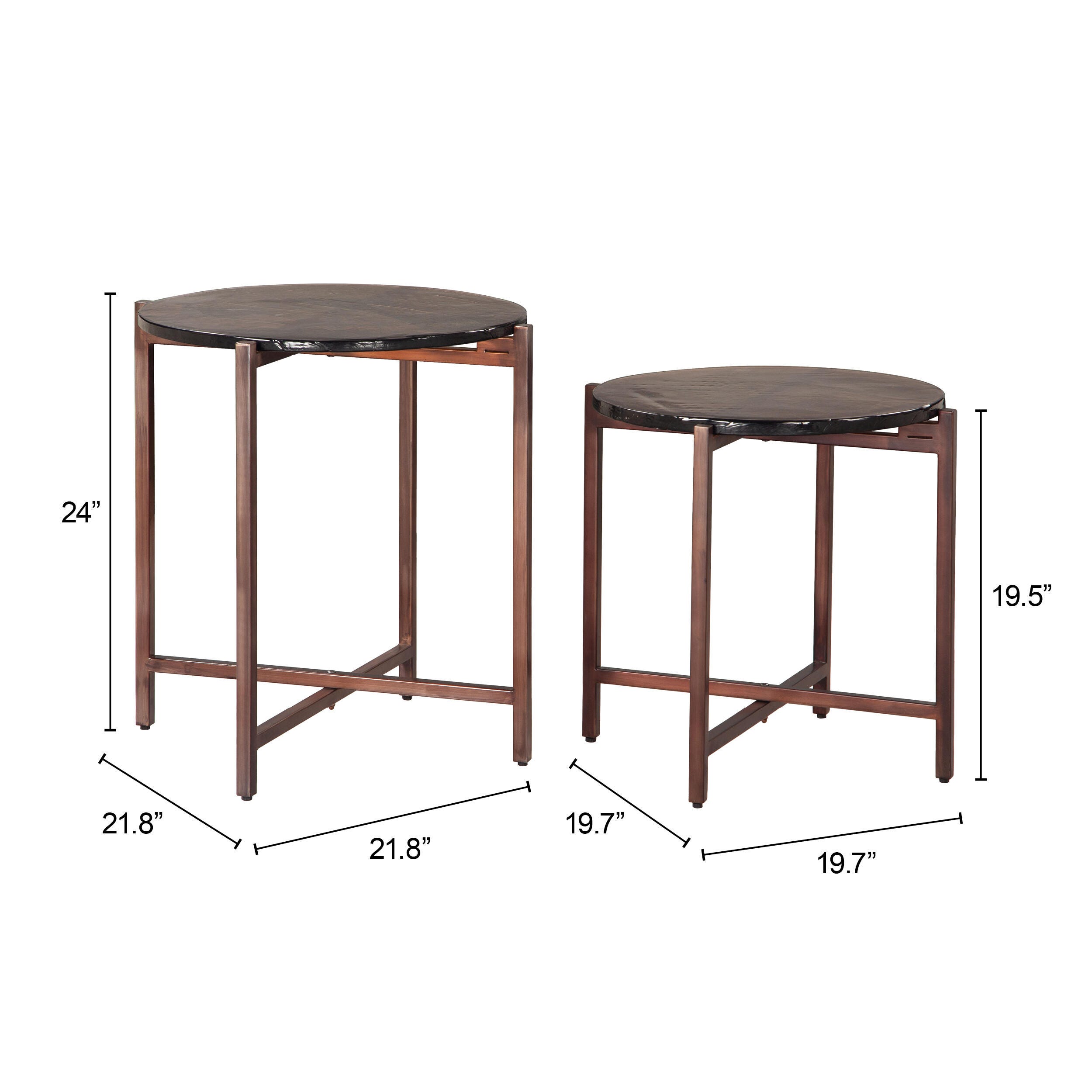 Erika Home Gema Coffee Table (Set of 2), , large