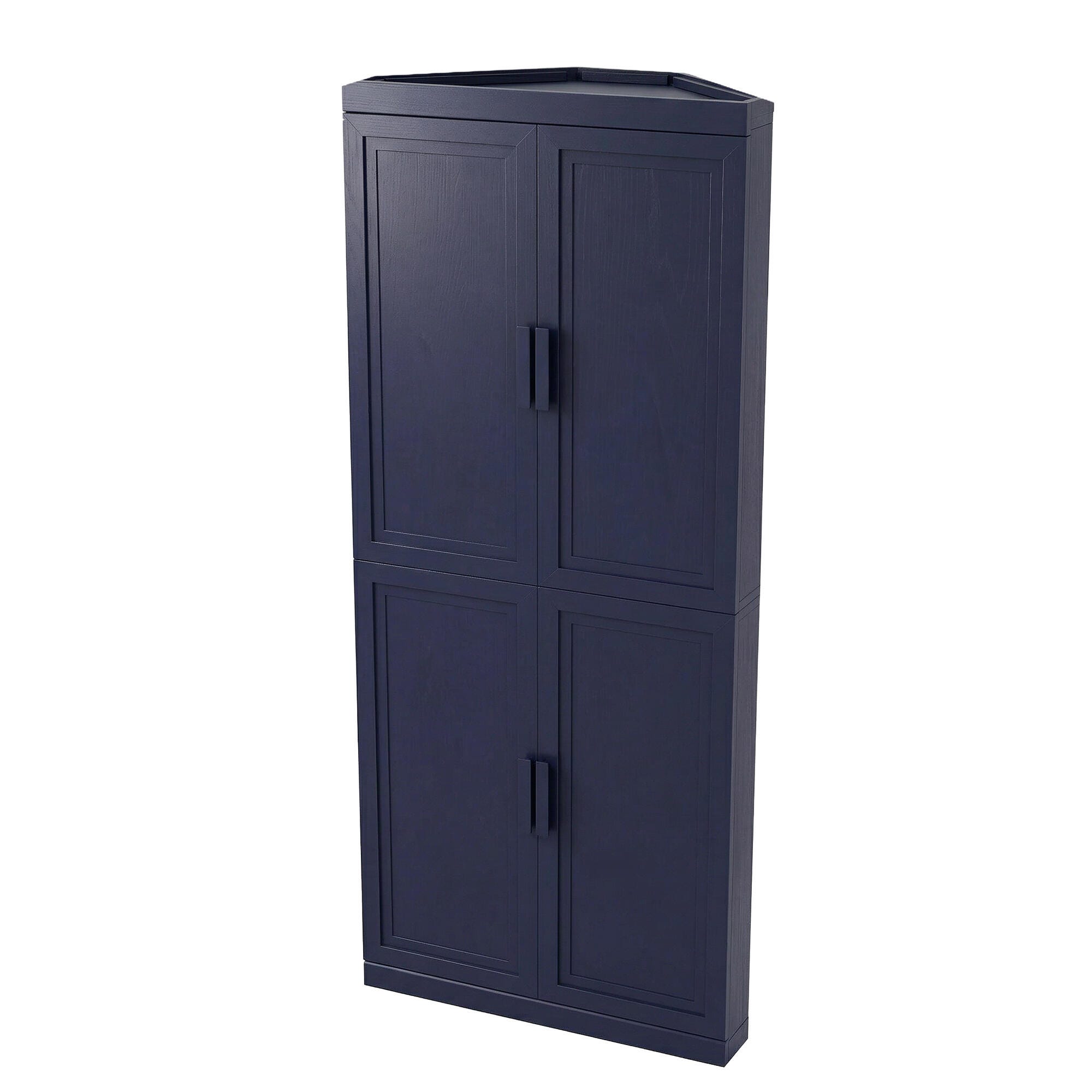 Dovelina Liora Stackable 31" Accent Cabinet, Blue, large