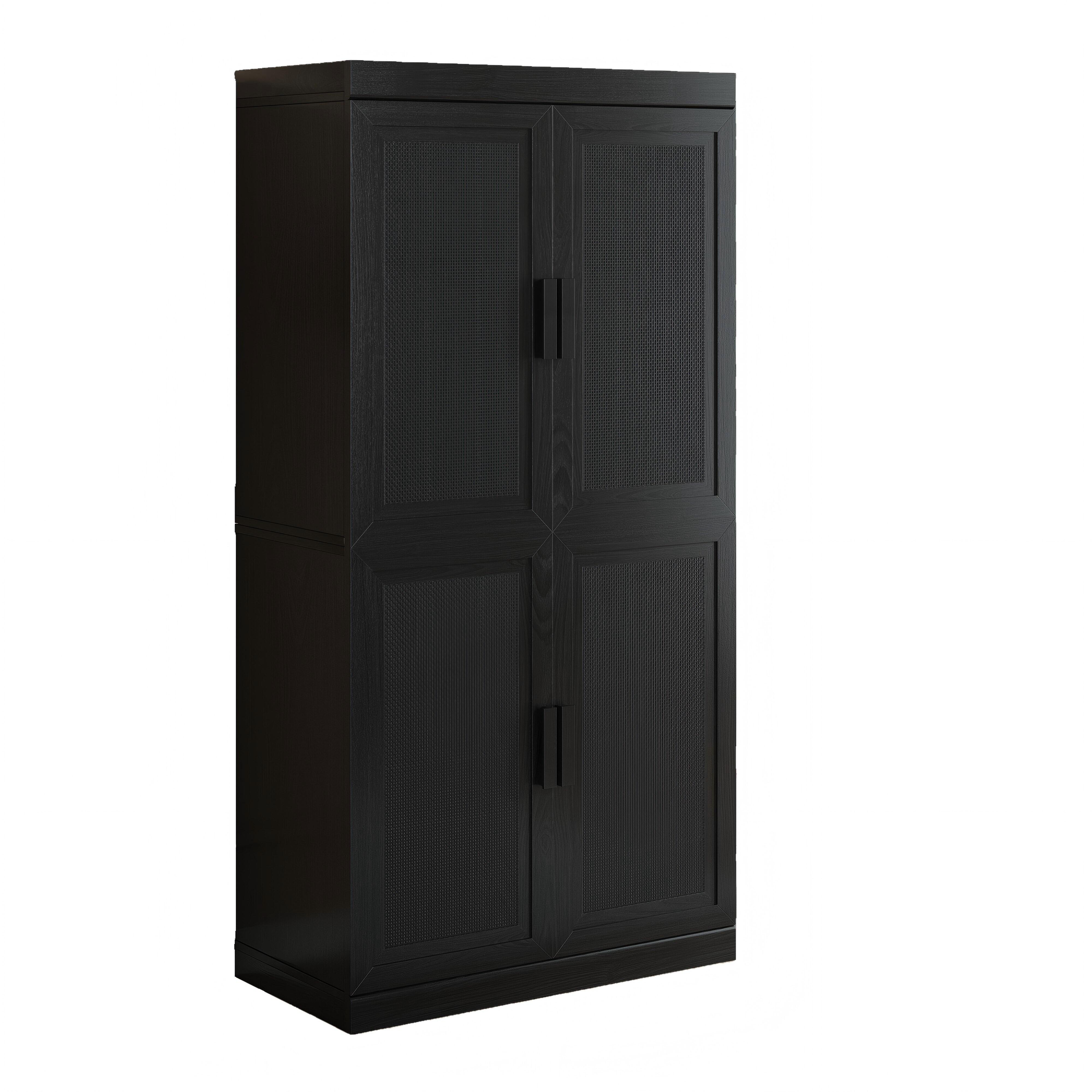 Dovelina Liora Heavy Duty 31" Accent Cabinet, Black