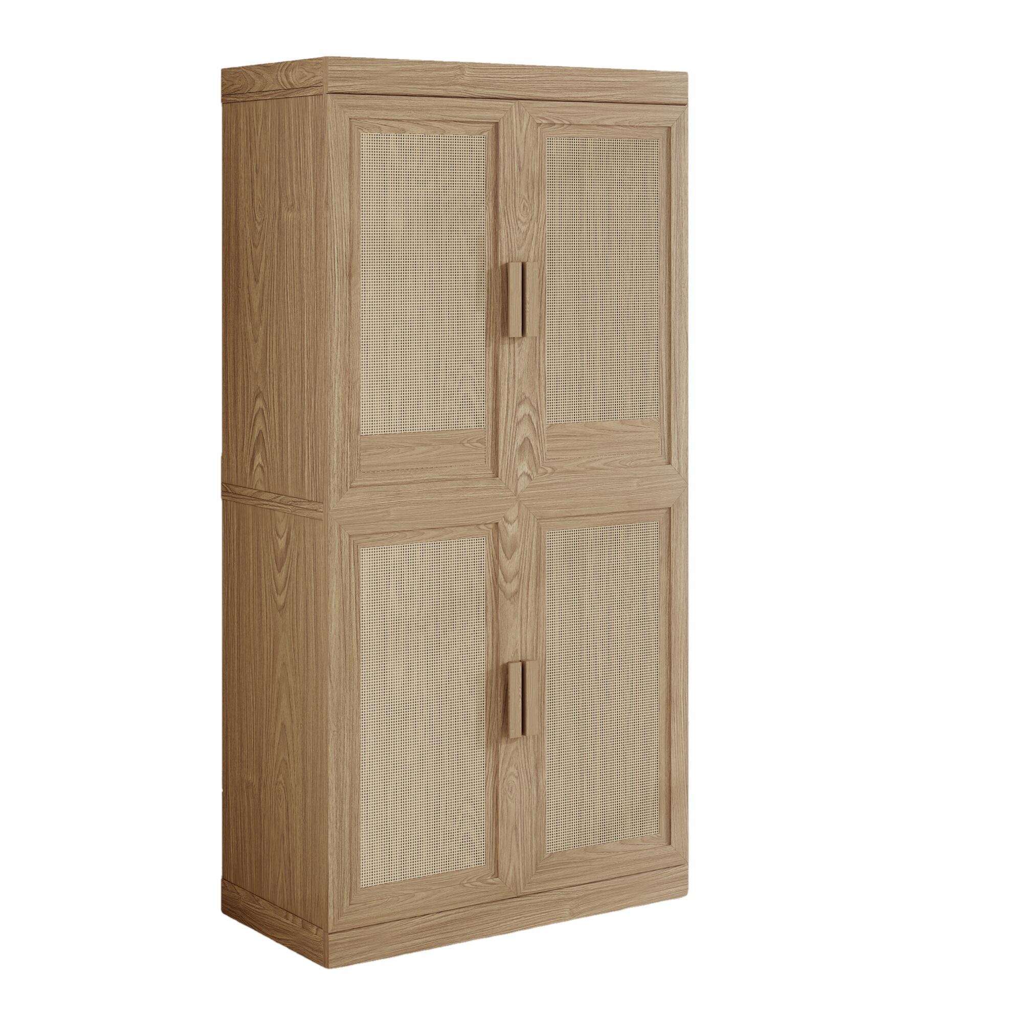 Dovelina Liora Heavy Duty 31" Accent Cabinet, Natural, large
