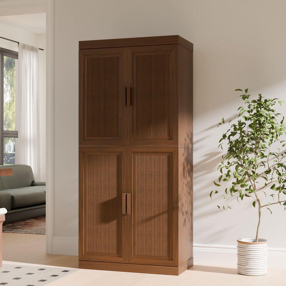 Dovelina Liora Reinforced 31" Accent Cabinet, Walnut, rollover