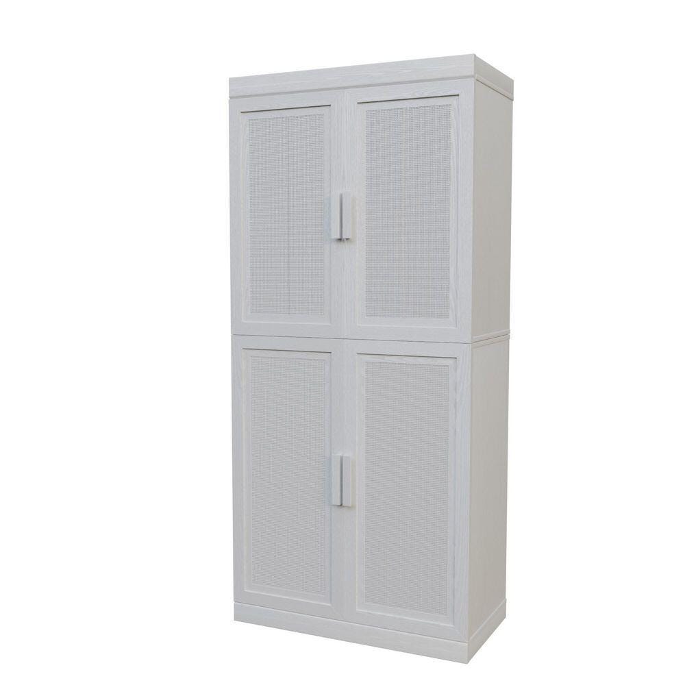 Dovelina Liora Reinforced 31" Accent Cabinet, White, large