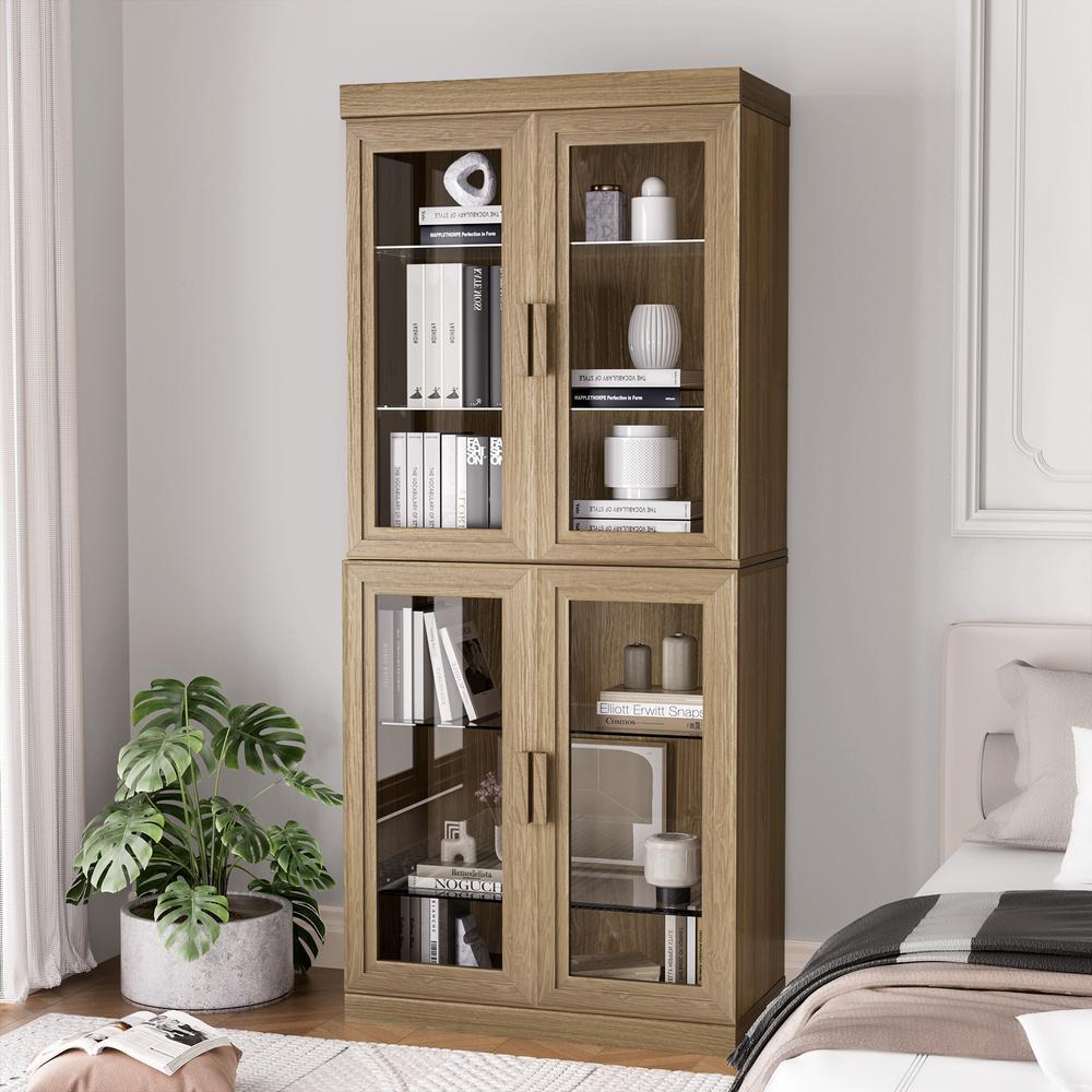 Dovelina Liora Expandable 31" Accent Cabinet, Natural