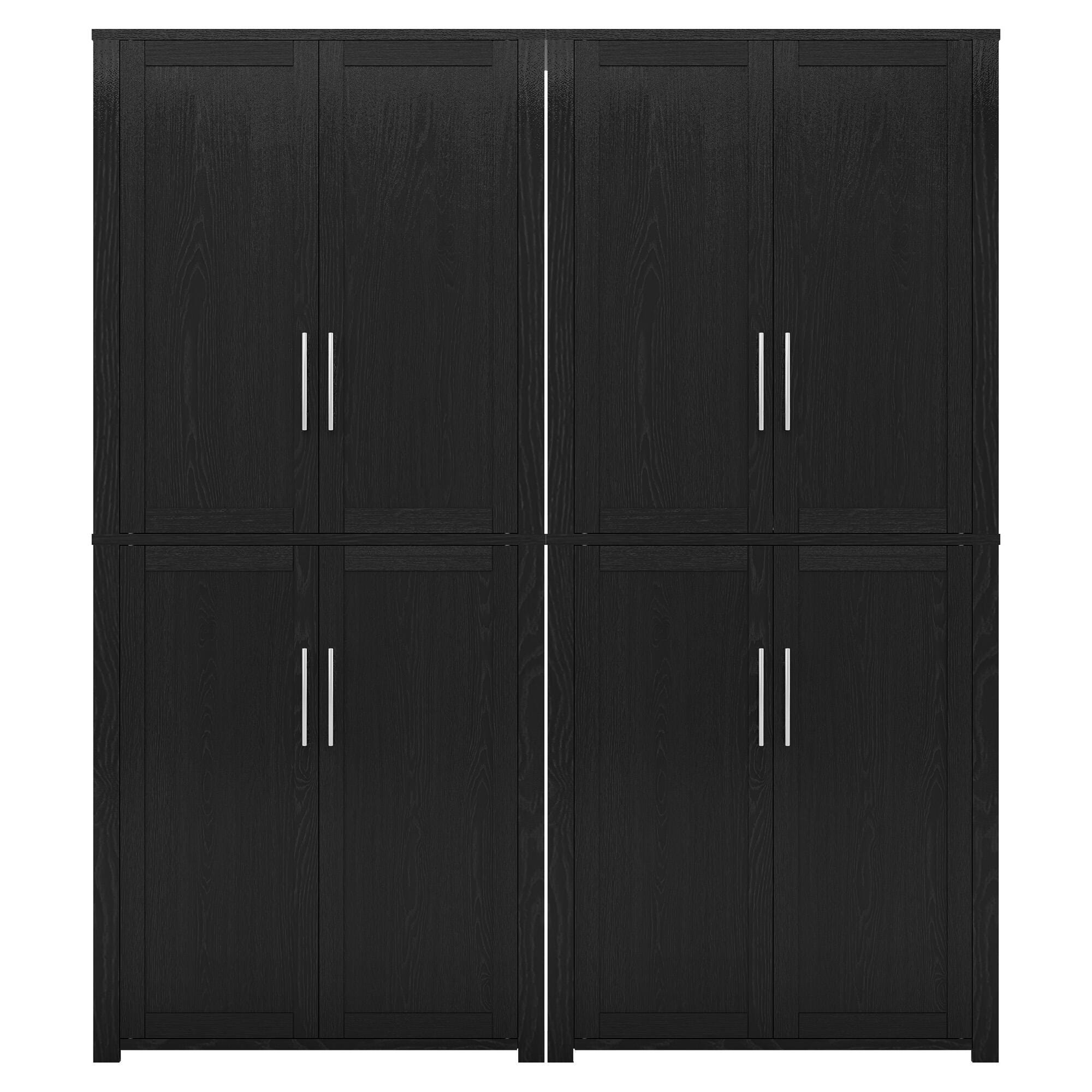 Dovelina Liora 56" Accent Cabinet, Black, large