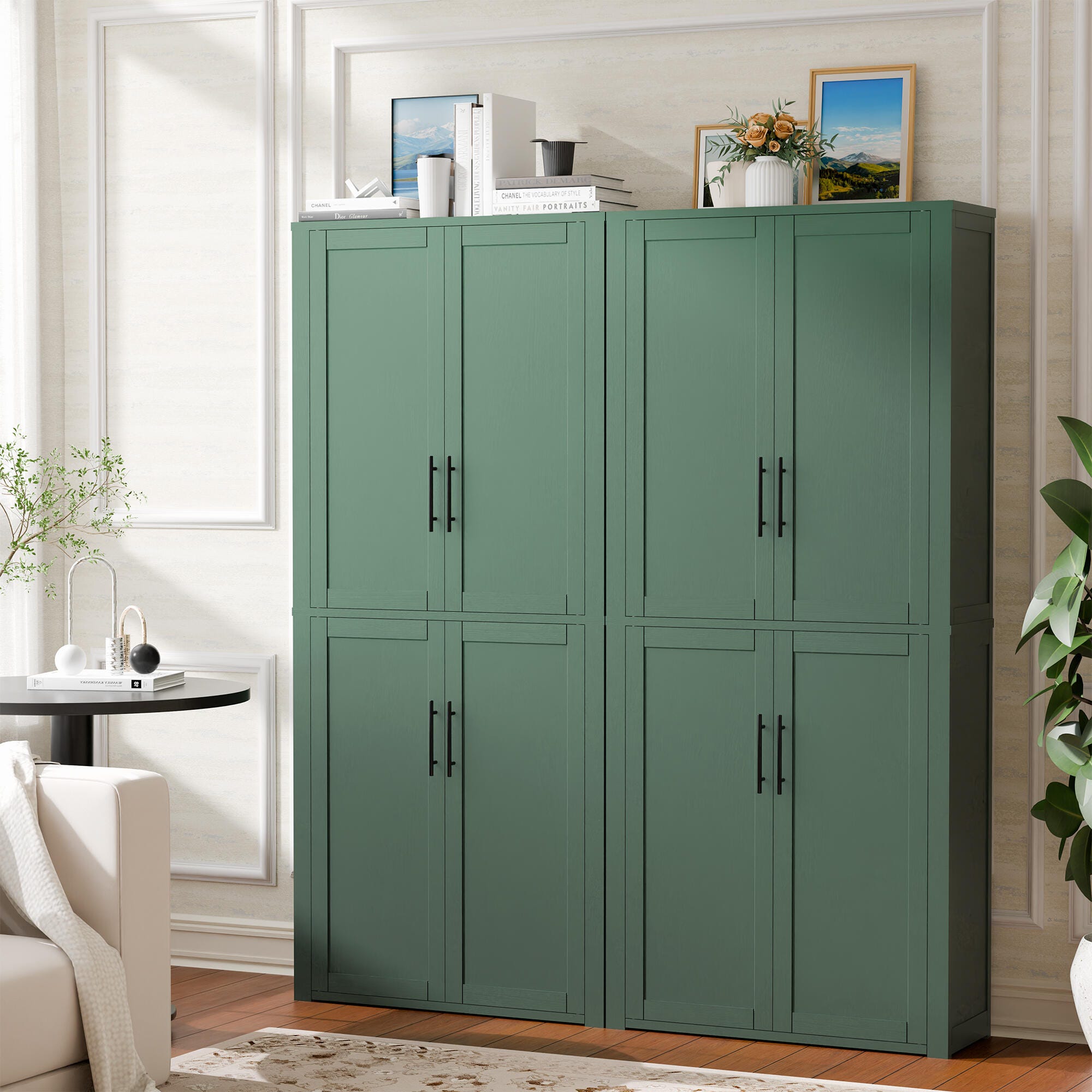 Dovelina Liora 56" Accent Cabinet, Green, rollover