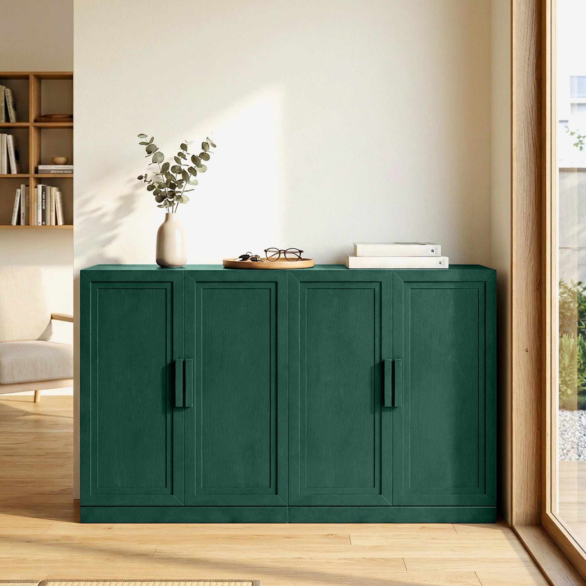 Dovelina Liora 62" Accent Cabinet, Green, rollover