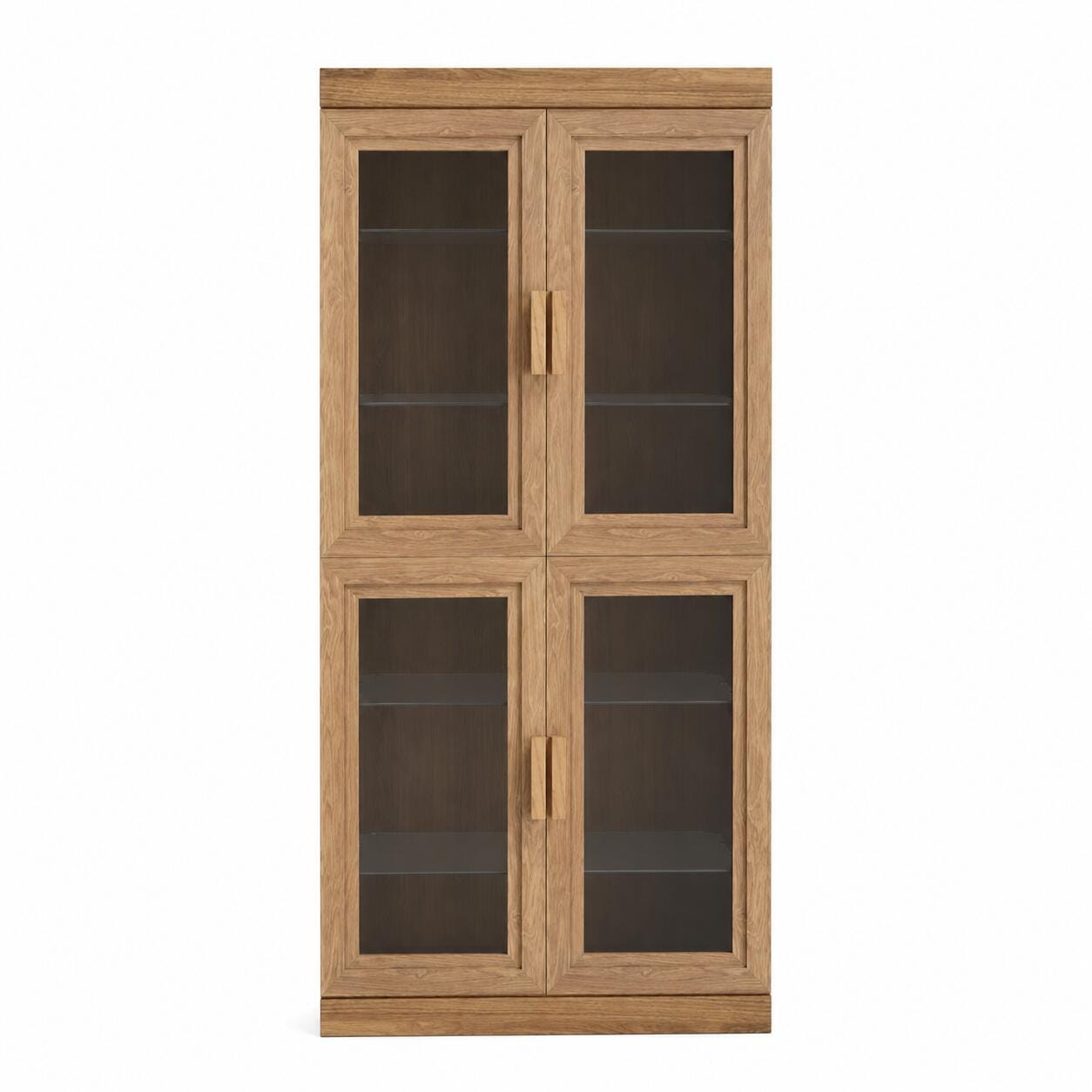 Dovelina Liora Tall 31" Accent Cabinet, Natural, large