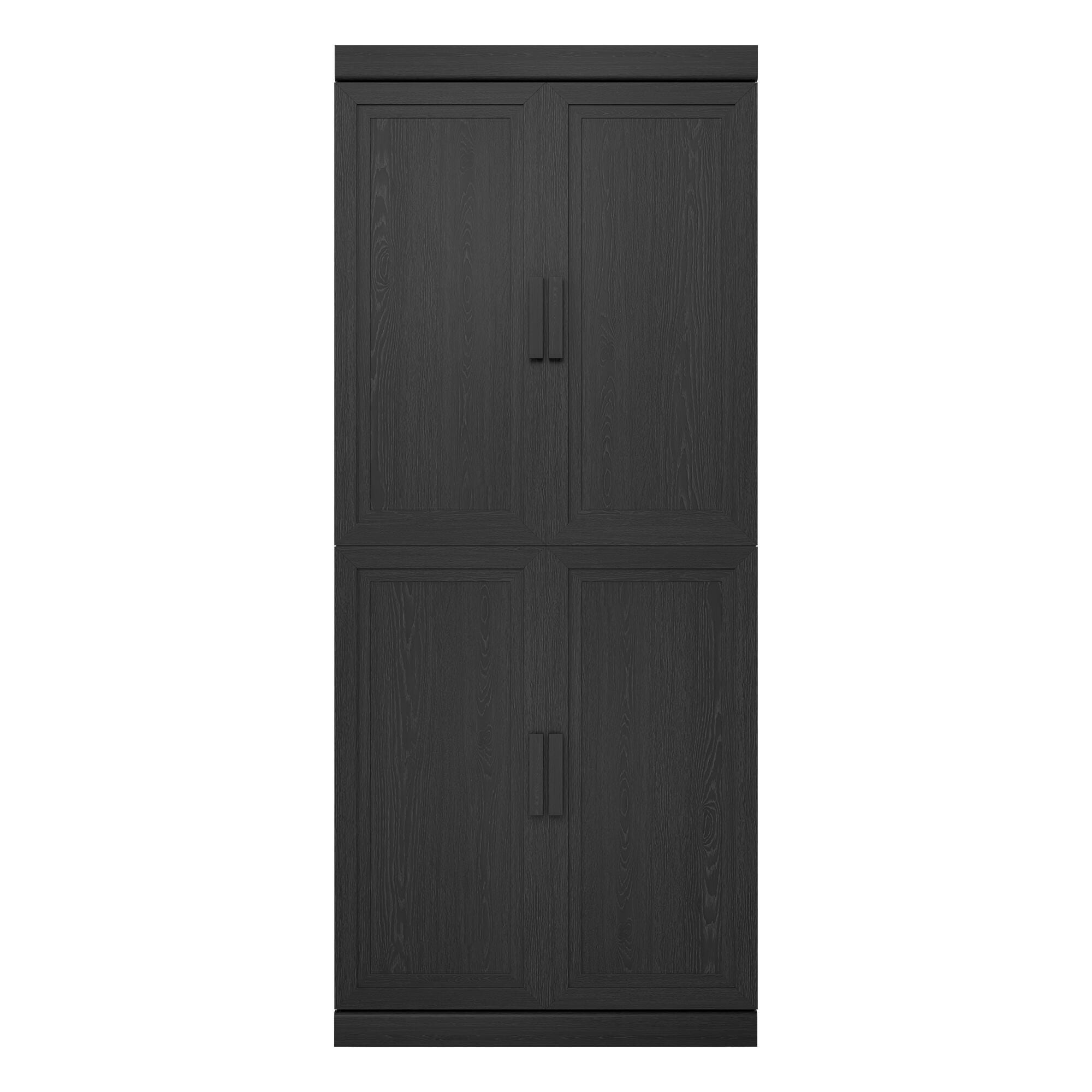 Dovelina Liora Durable 31" Accent Cabinet, Black, large