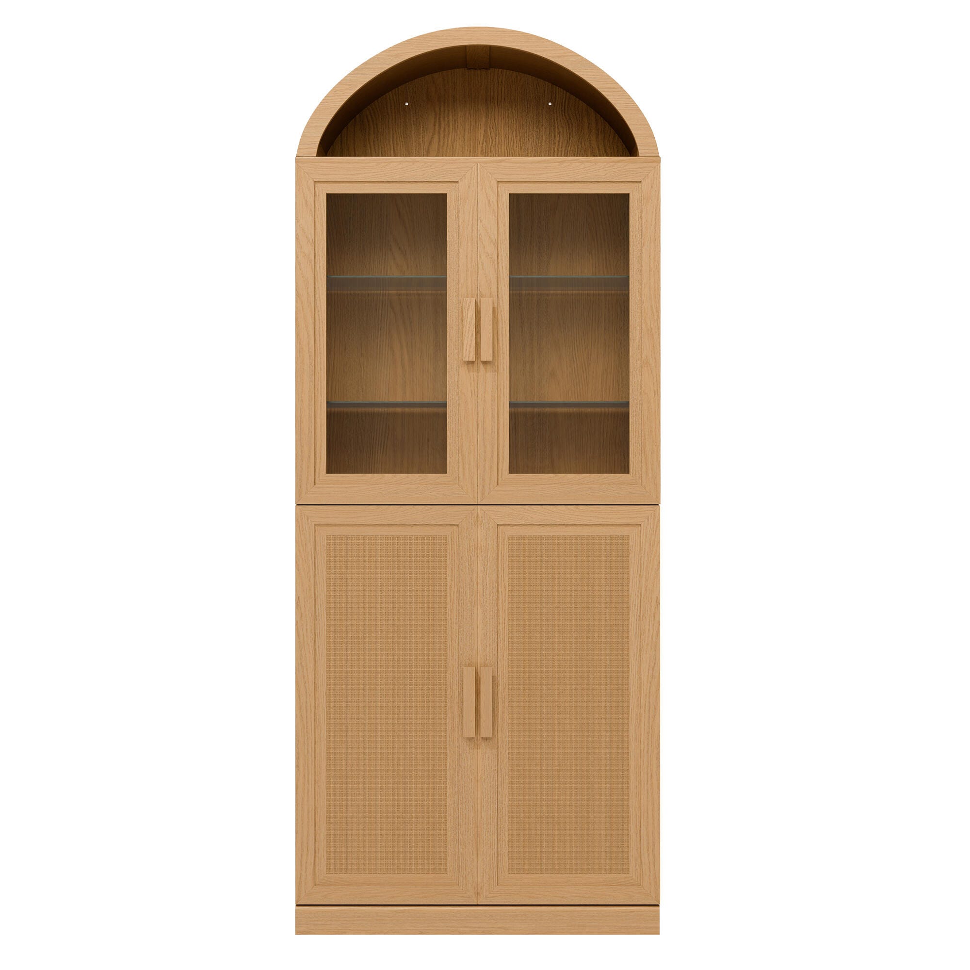 Dovelina Liora Elegant 31" Accent Cabinet, Natural, large