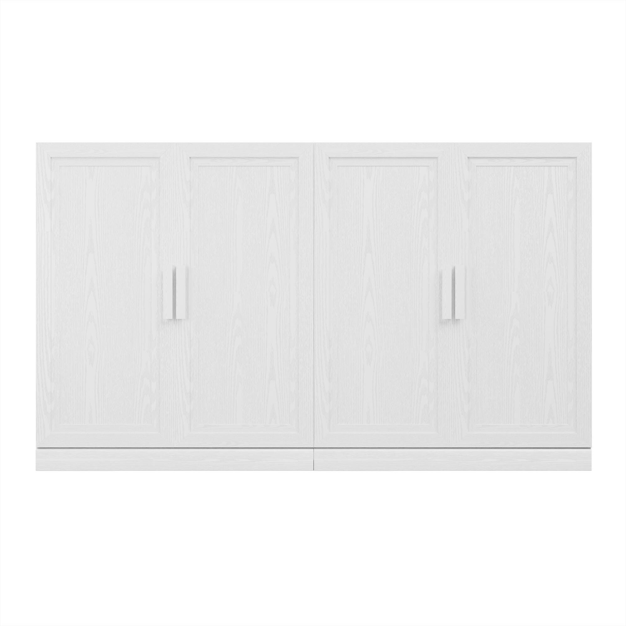 Dovelina Liora Solid 62" Accent Cabinet, White, large