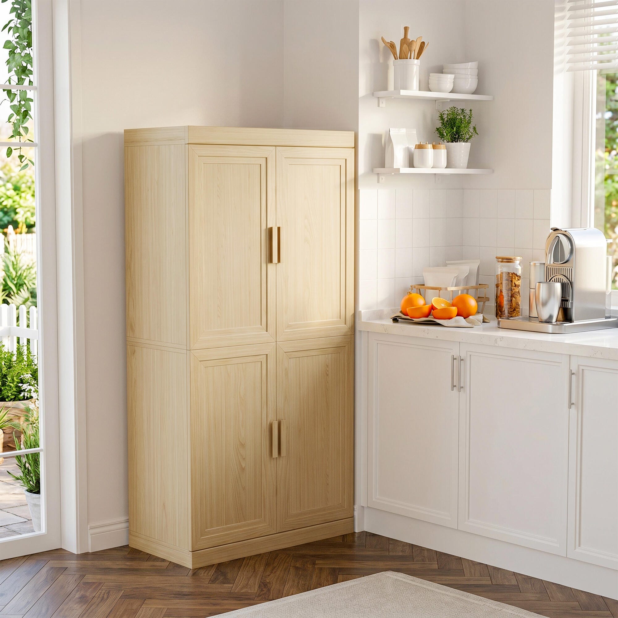 Dovelina Liora Versatile 31" Accent Cabinet, Natural, large