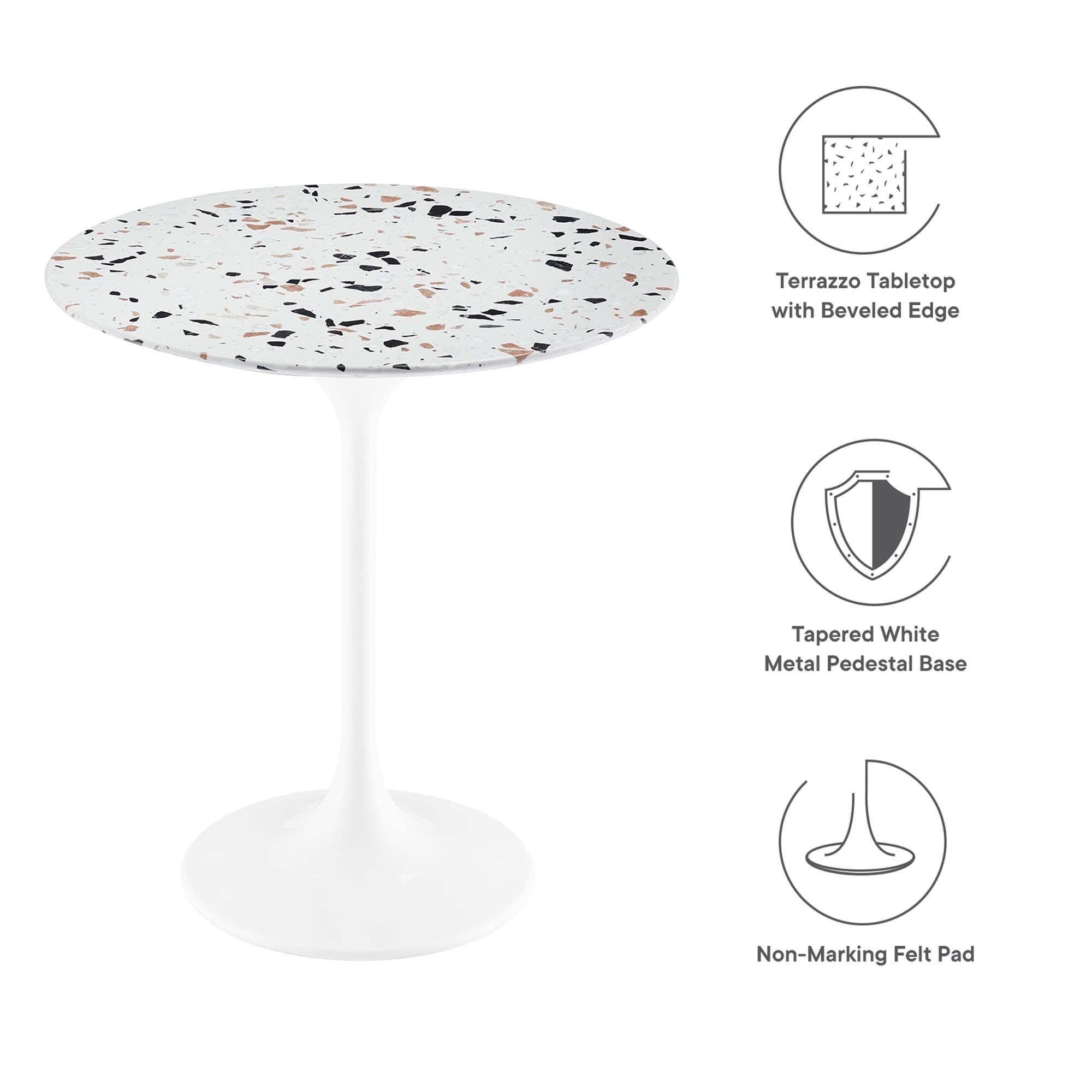 Modway Lippa Terrazzo Side Table, , large