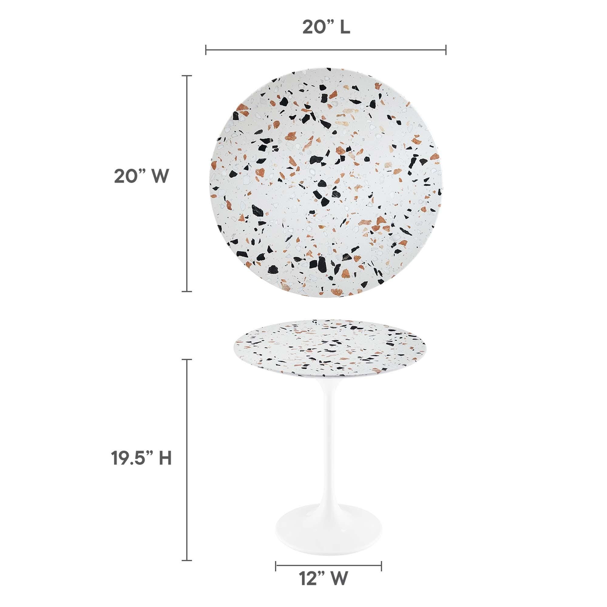 Modway Lippa Terrazzo Side Table, , large