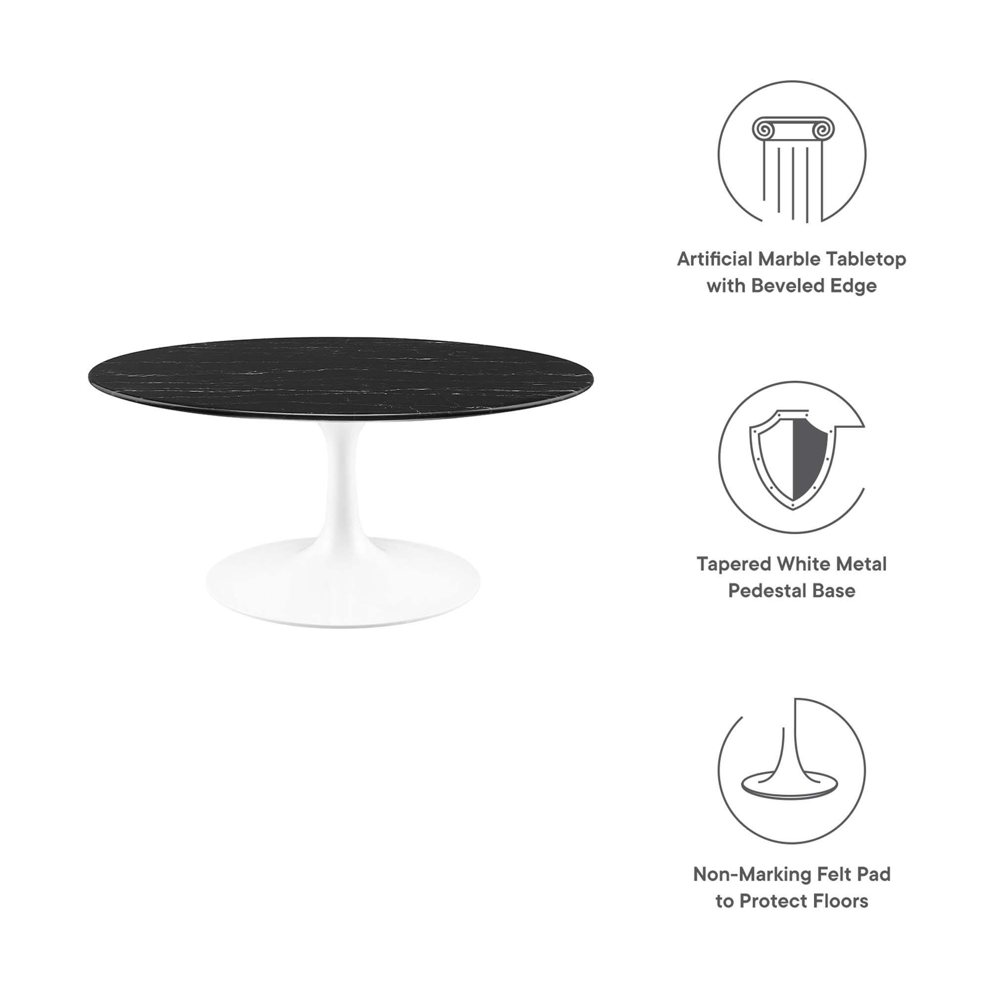 Modway Lippa Solid Coffee Table, , large