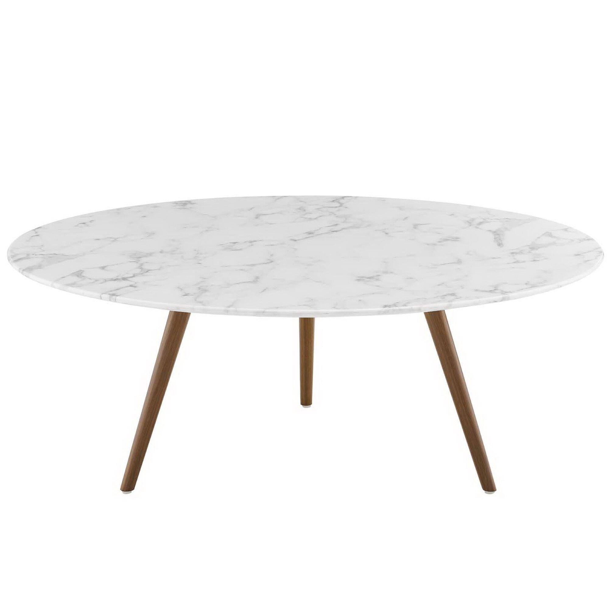 Modway Lippa Solid Round Coffee Table, , large