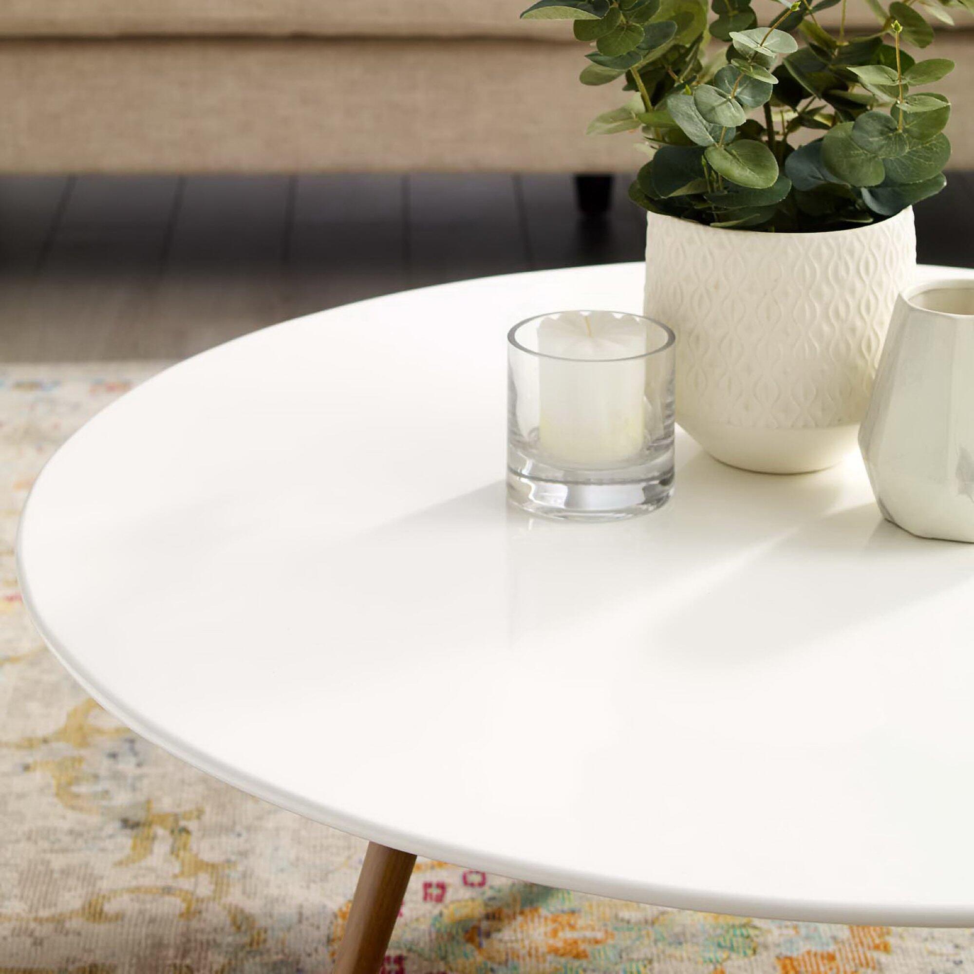Modway Lippa Round Coffee Table, , large