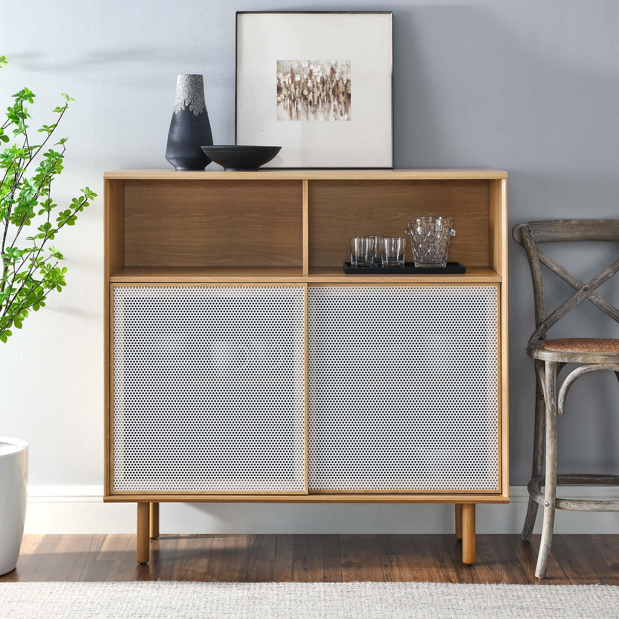 Modway Kurtis 47" Accent Cabinet, Oak, rollover