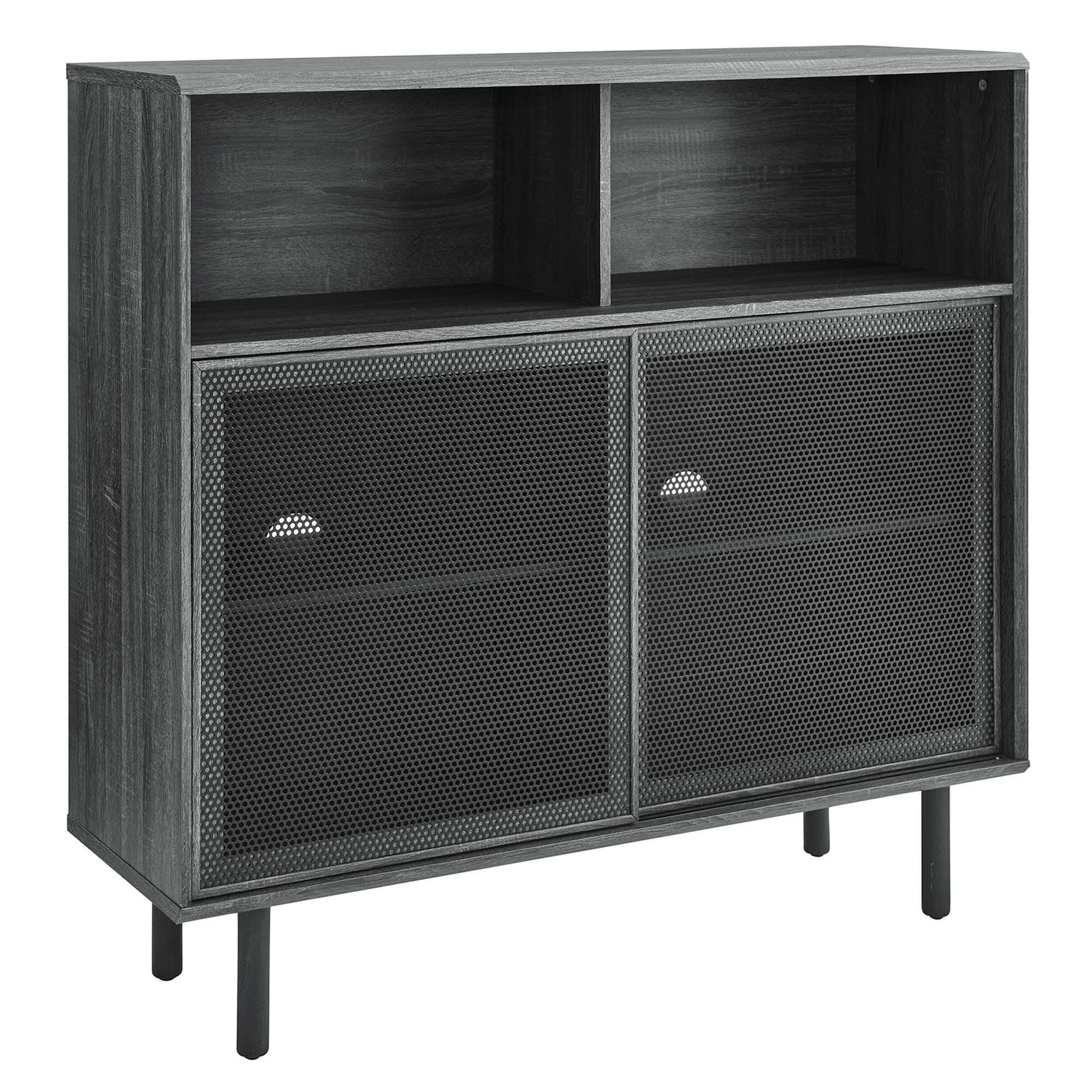 Modway Kurtis 47" Accent Cabinet, Charcoal, large