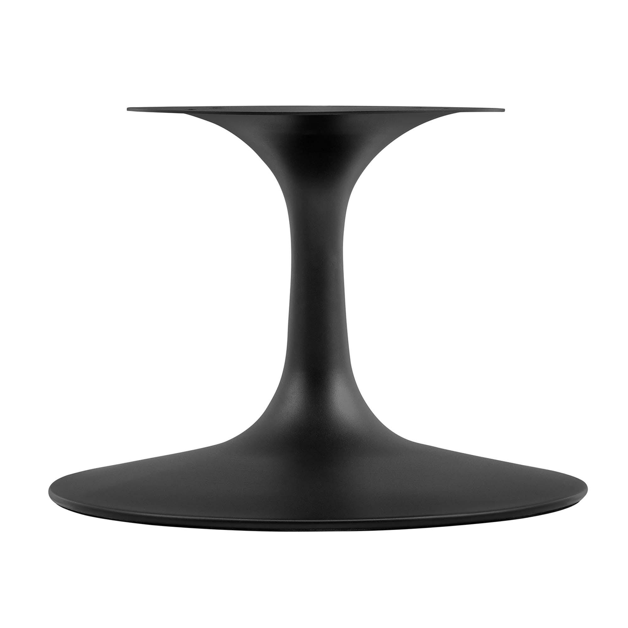 Modway Lippa Oval Coffee Table, Black/White, large