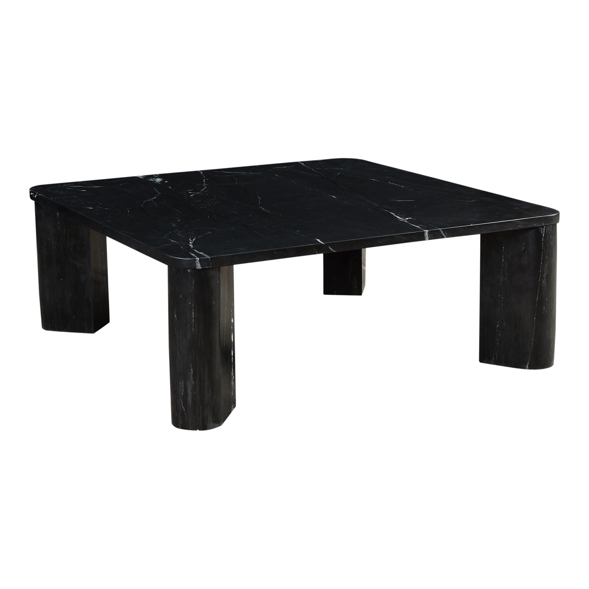 Moe's Home Segment Coffee Table, Black, large