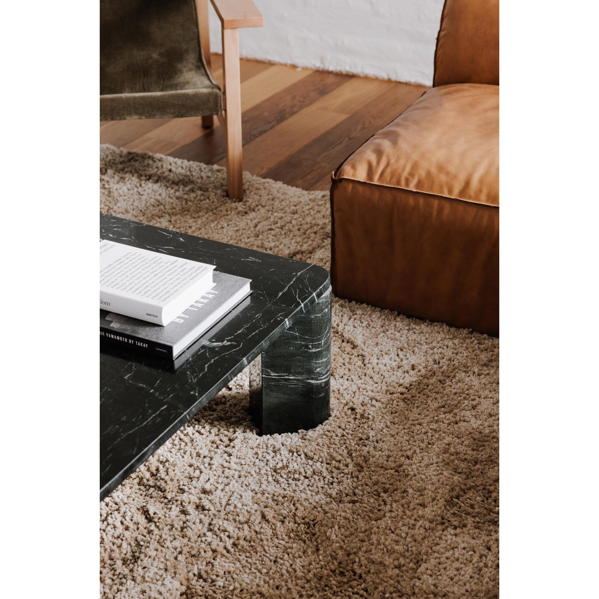 Moe's Home Segment Coffee Table, Black, large