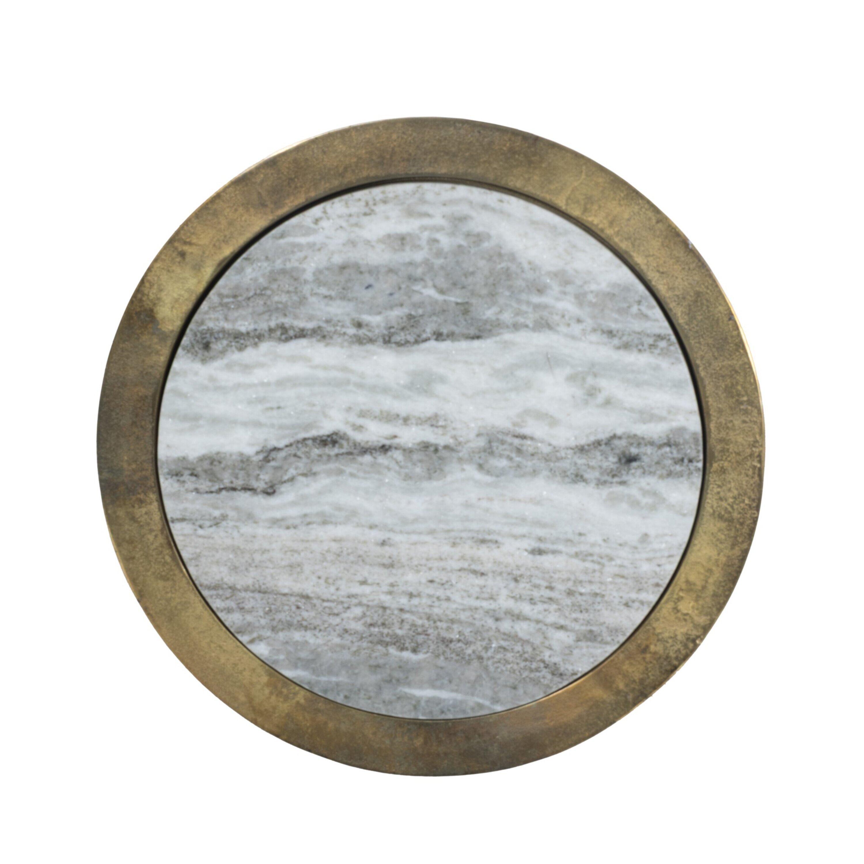 Ashley Luxe Tavian Accent Table - River Gray Marble, , large