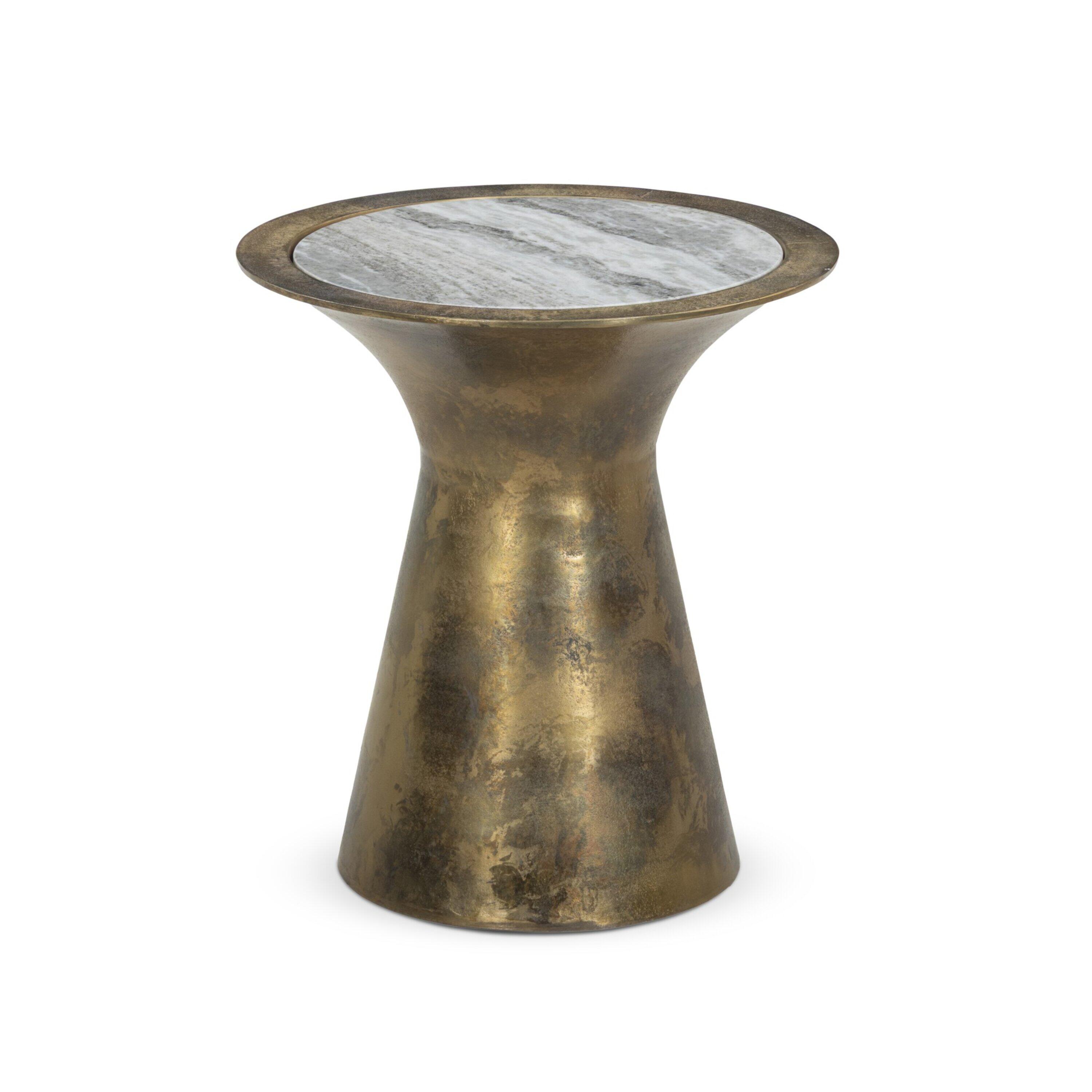 Ashley Luxe Marble Top Accent Table