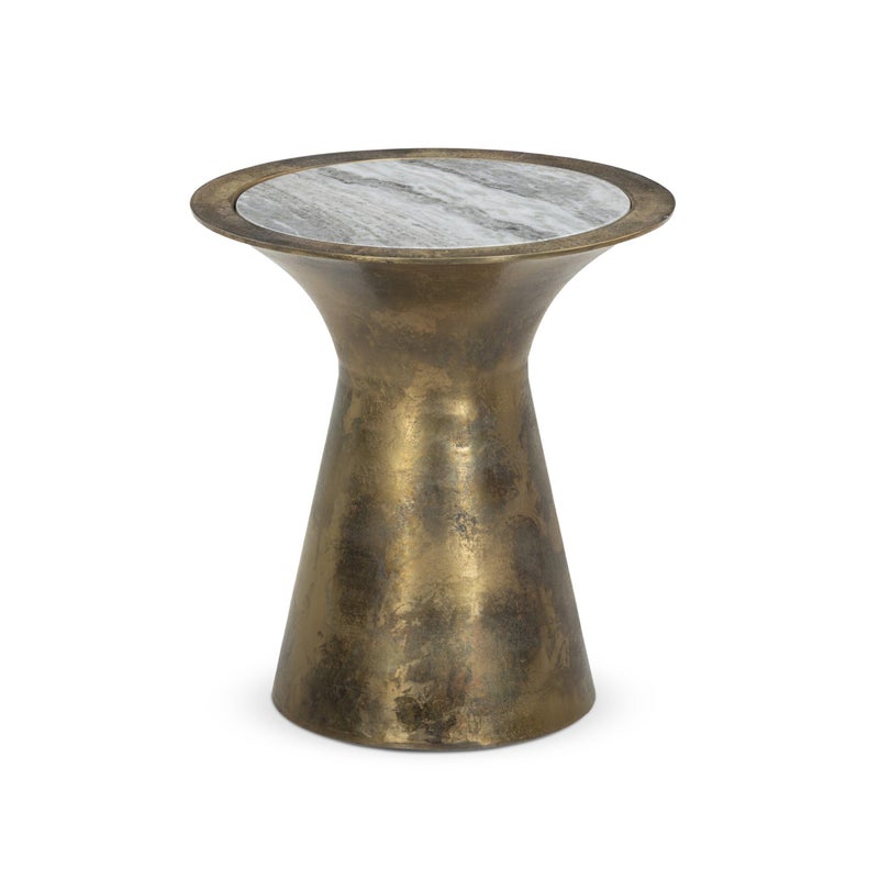 Ashley Luxe Marble Top Accent Table