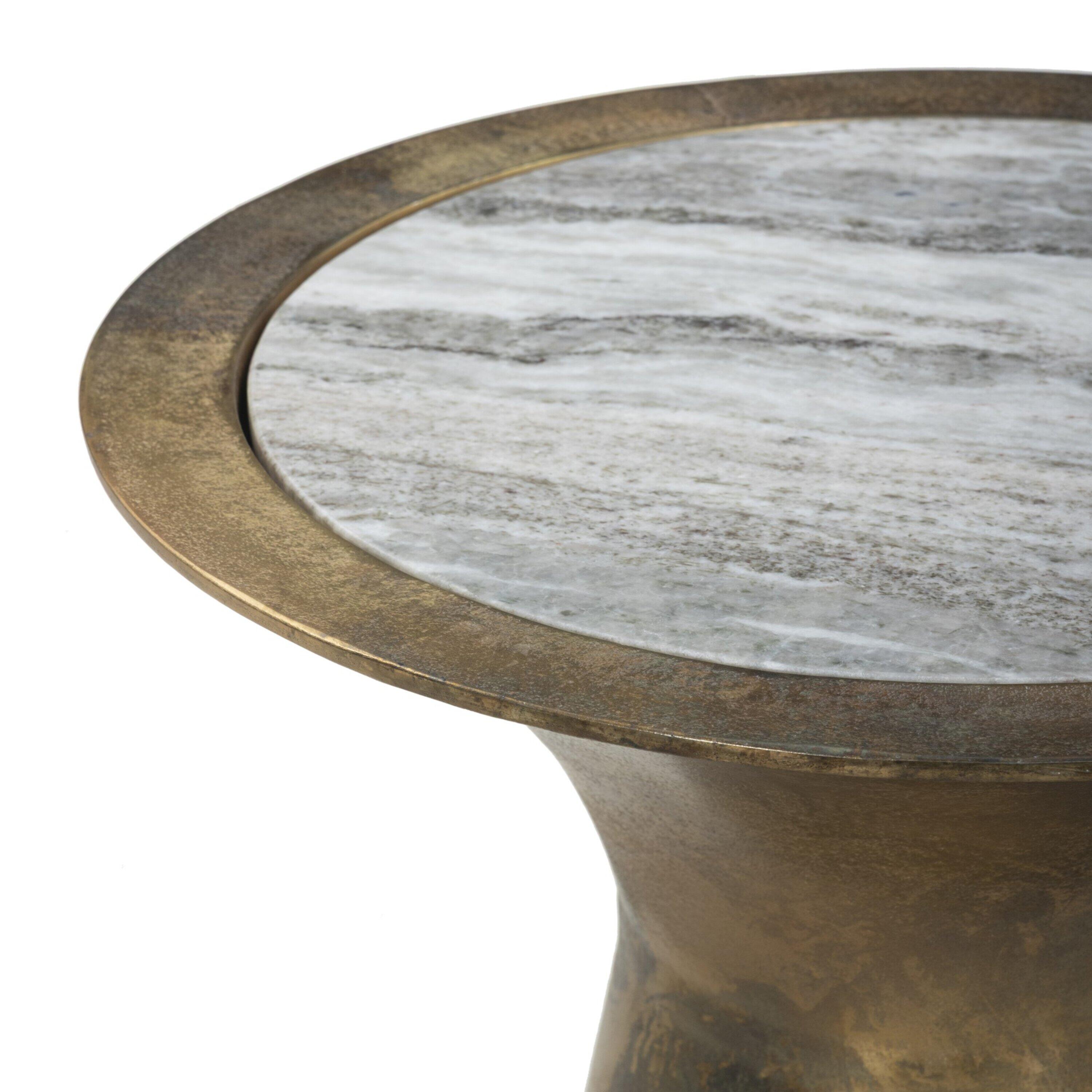 Ashley Luxe Tavian Accent Table - River Gray Marble, , large