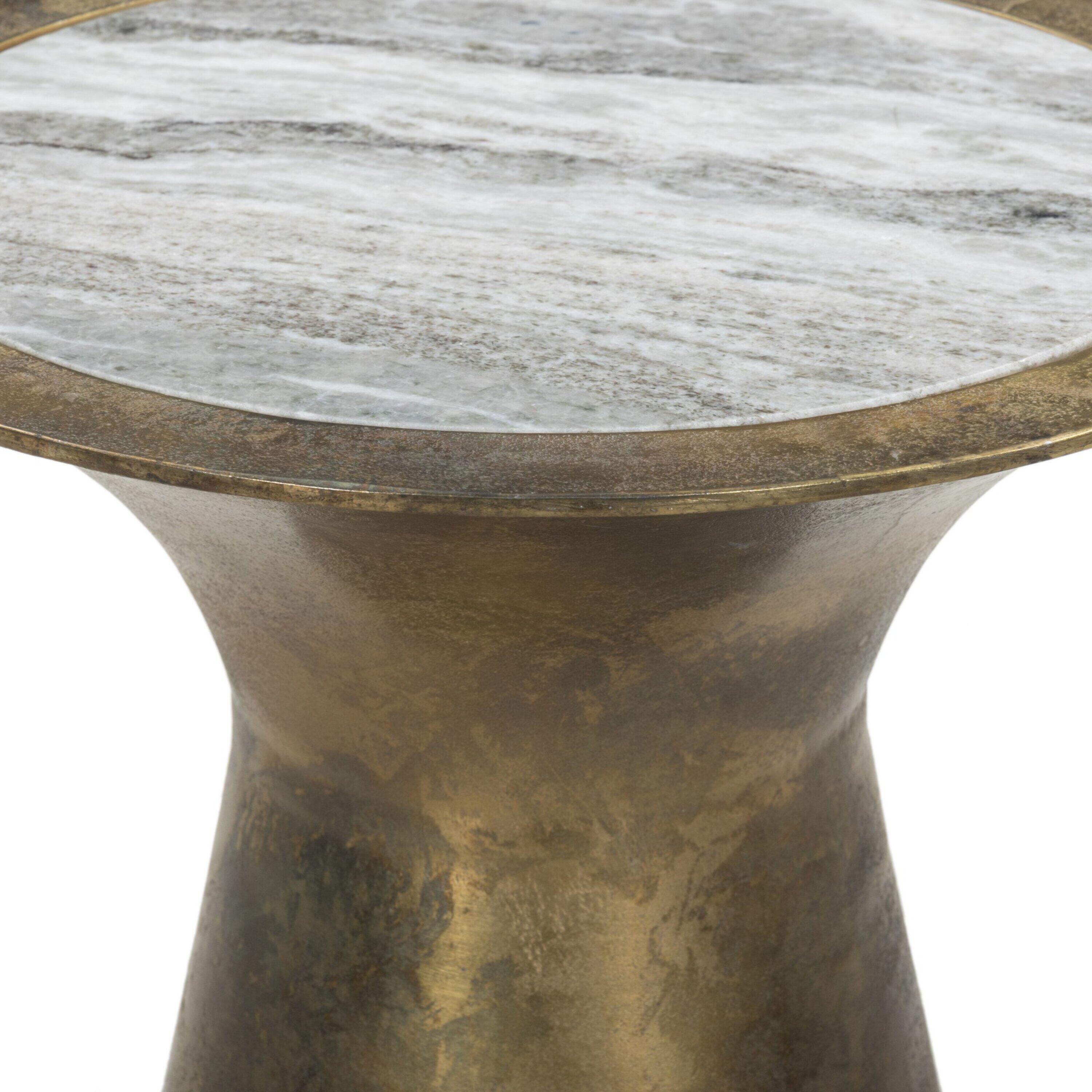 Ashley Luxe Tavian Accent Table - River Gray Marble, , large