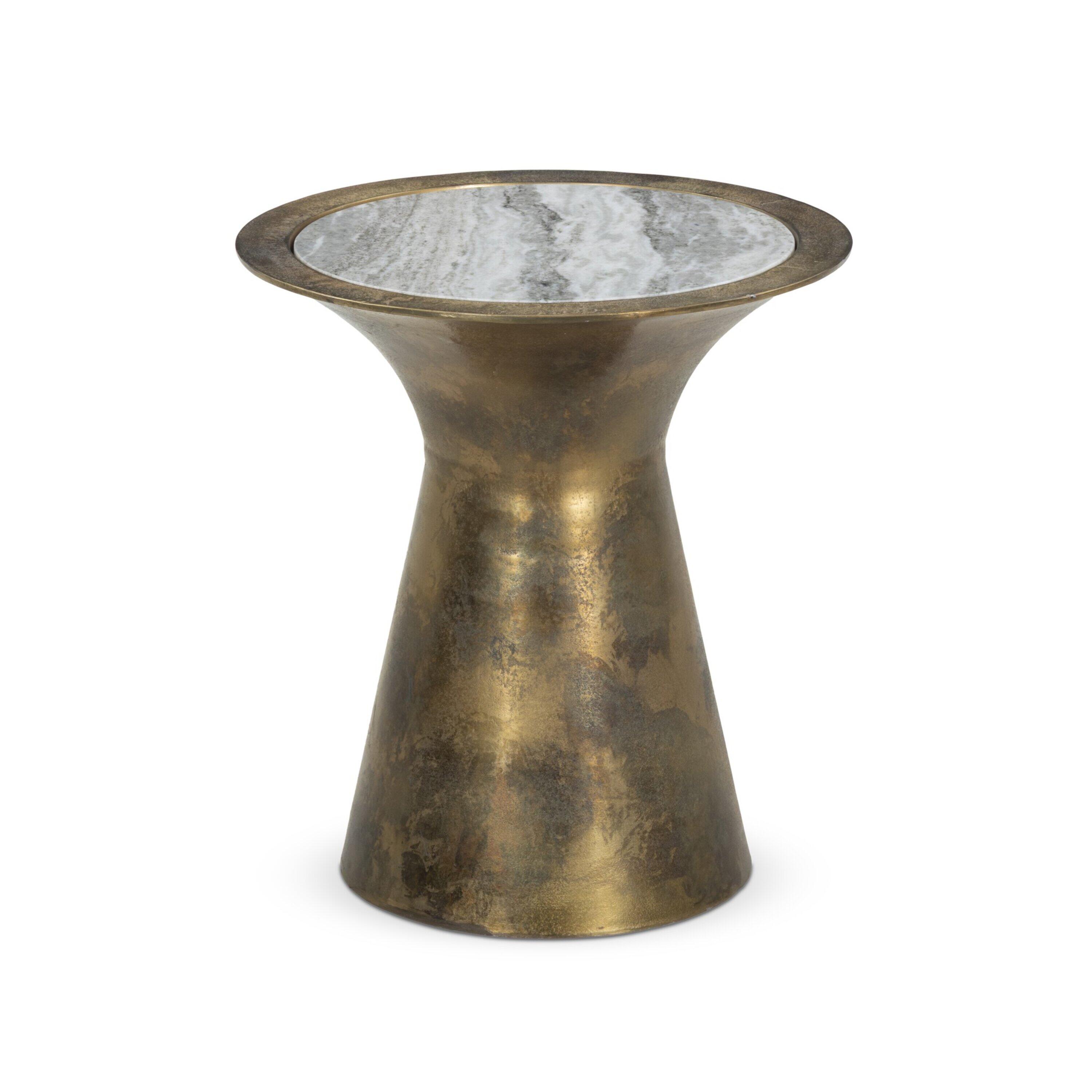 Ashley Luxe Tavian Accent Table - River Gray Marble, , large