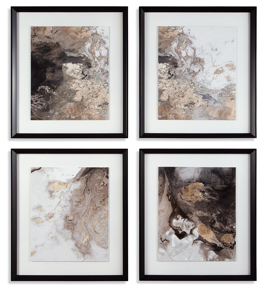 Hallwood Wall Art (Set of 4) | Ashley