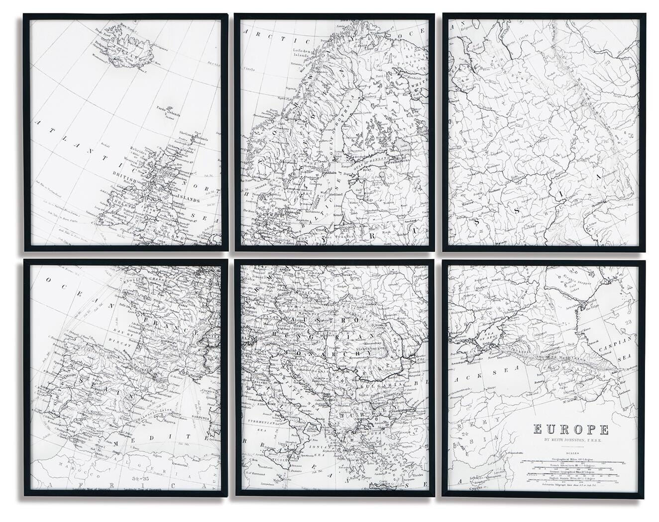 Avanworth Wall Art (Set of 6), , large