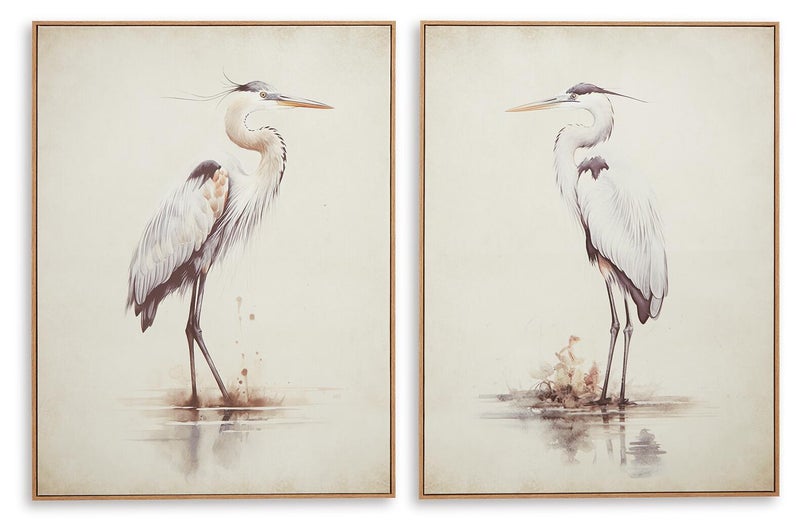 Aubinell Herons Wall Art (Set of 2)