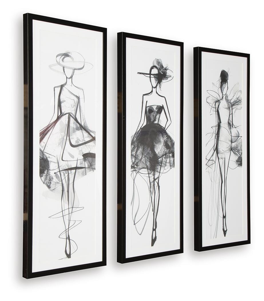 Mckerrick Wall Art Set (Set of 3), , large