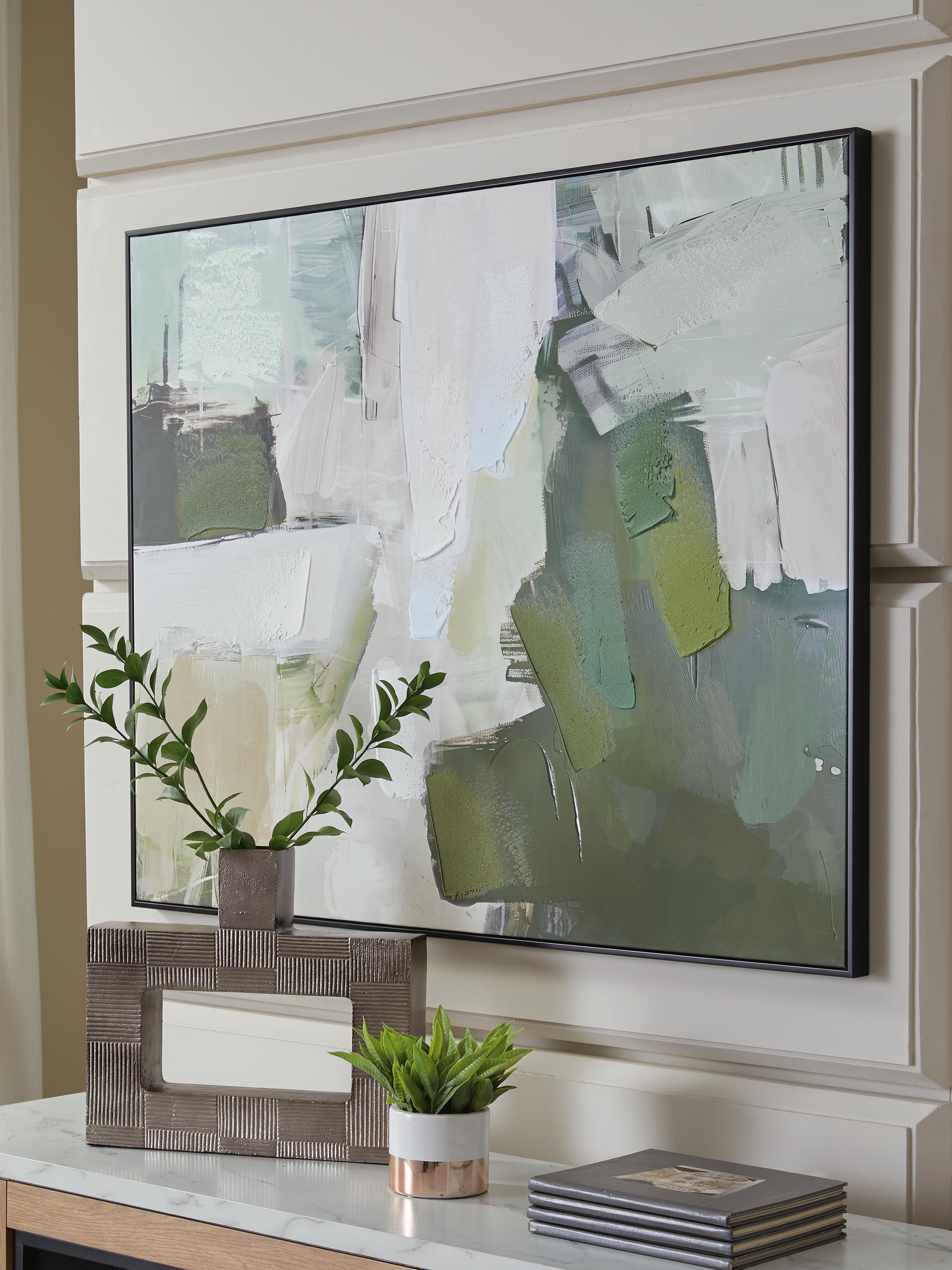 Vinick Abstract Canvas Wall Art | Ashley