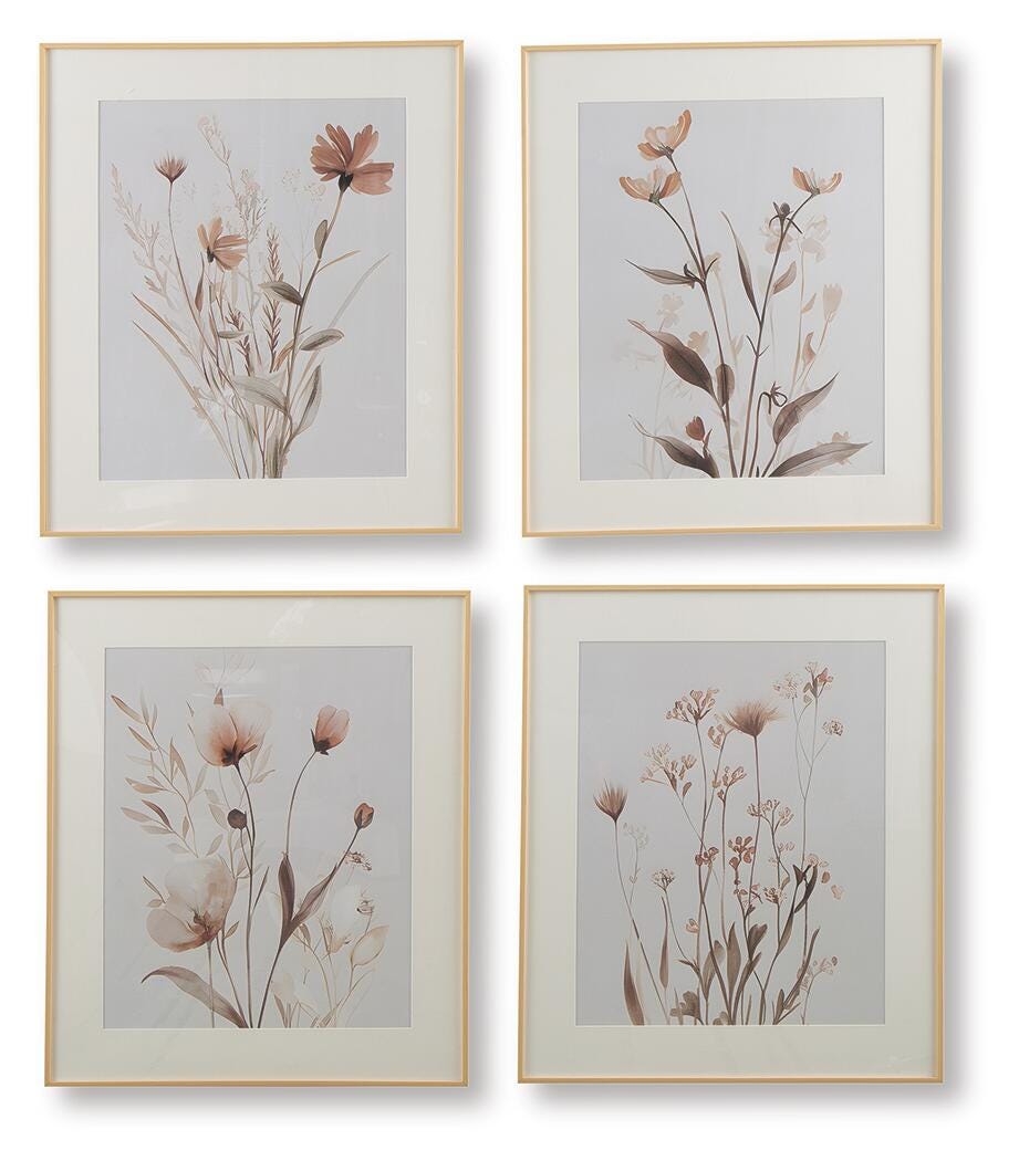 Chettings Wall Art (Set of 4), , large